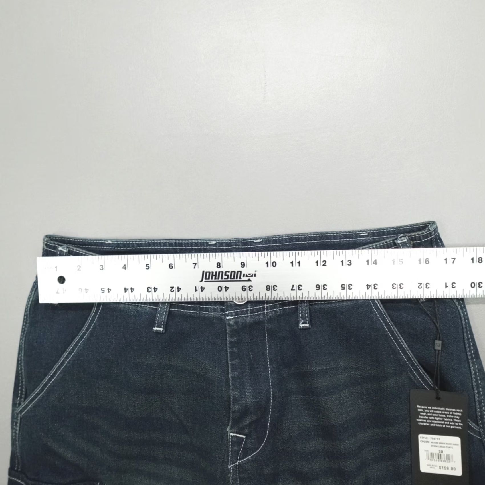 True Religion True Religion Denim Cargo Pants Men's Size 30 32Wx32L Medium Amber Nights Wash Cargo Pocket 5-Pocket Design Hip Hop Relaxed Jeans Mens Size US 30 / EU 46 - 4 Thumbnail