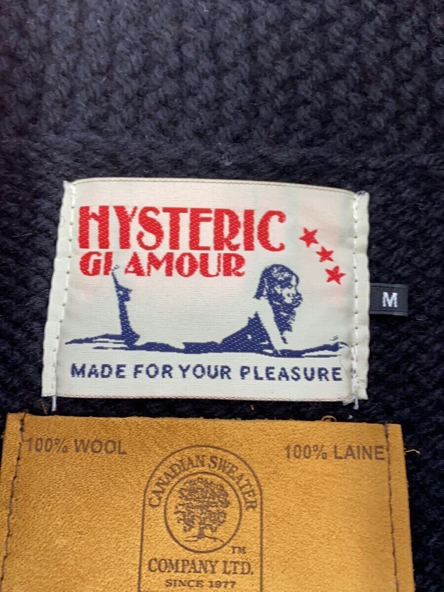 Hysteric Glamour Hysteric Glm Shawl Col Cowichan Knit Wool Crdgn Black Size US M / EU 48-50 / 2 - 3 Thumbnail