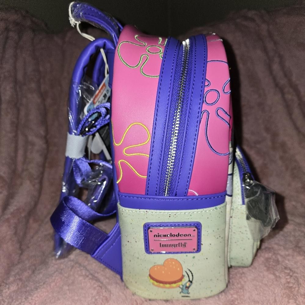 Designer SpongeBob SquarePants & Patrick Star Hearts Mini Backpack Size ONE SIZE - 5 Thumbnail