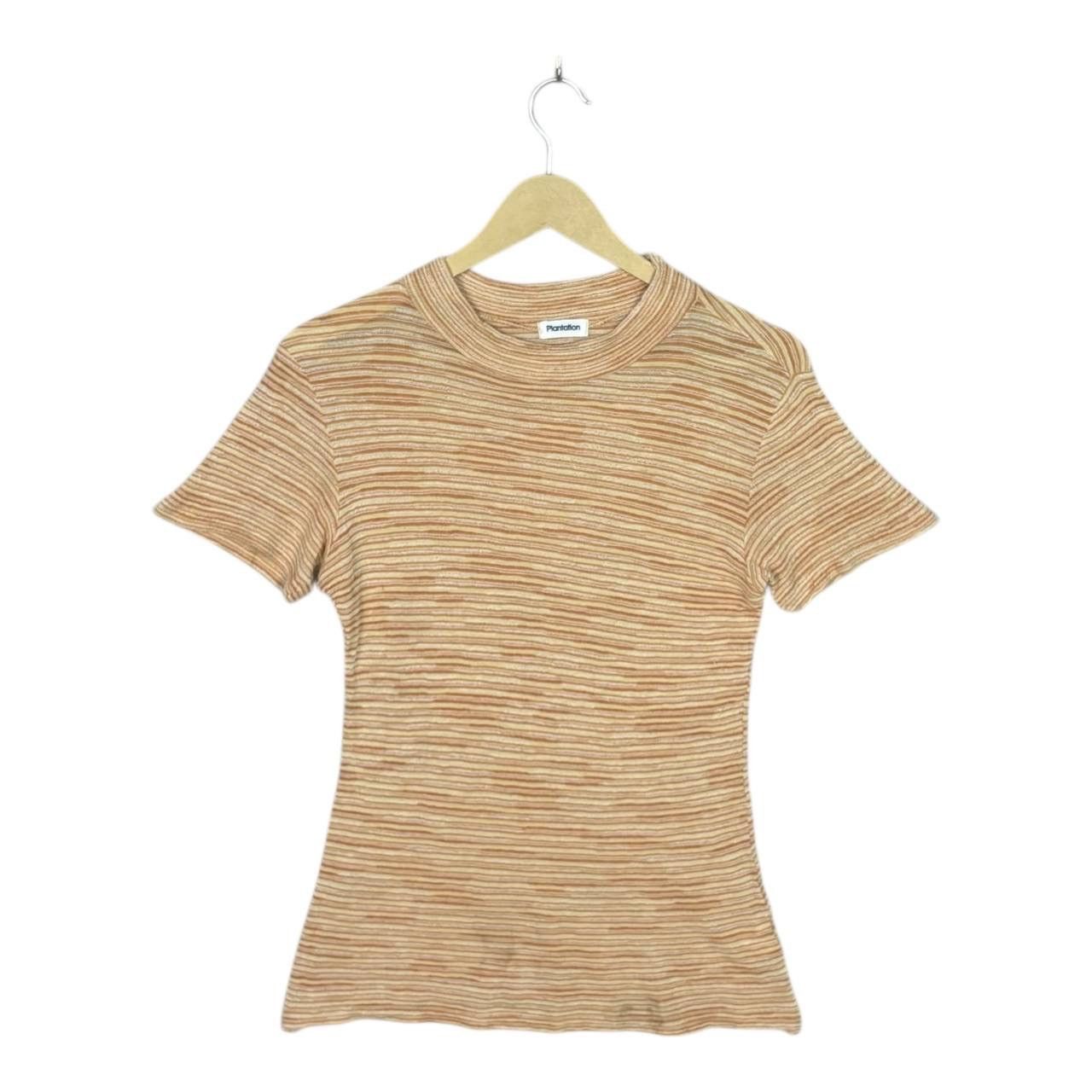 Issey Miyake Issey Miyake Plantation Striped Knit Mock Neck Top Japan M Size US S / EU 44-46 / 1 - 1 Thumbnail