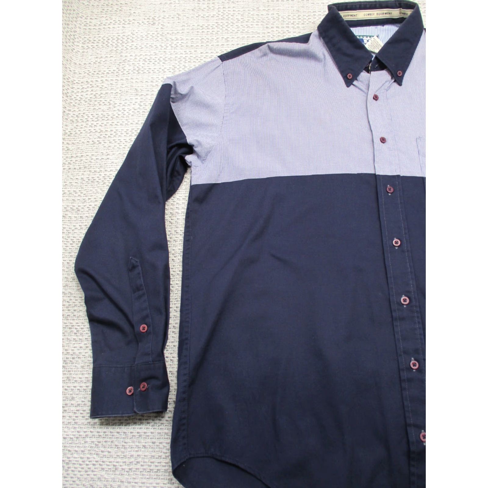 Equipment VINTAGE Cowboy Equipment Shirt Mens Large L Western Button Up Long Sleeve Size US L / EU 52-54 / 3 - 3 Thumbnail