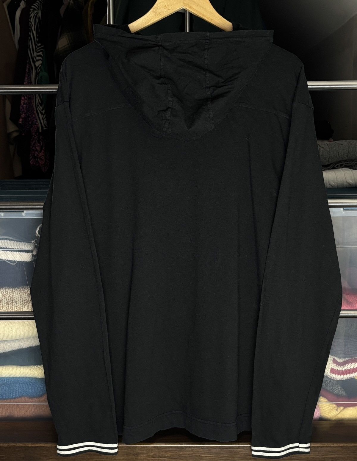 Stone Island Stone Island Long Sleeve Thin Hoodie Sweatshirt T-Shirt Rare Size US XL / EU 56 / 4 - 5 Thumbnail