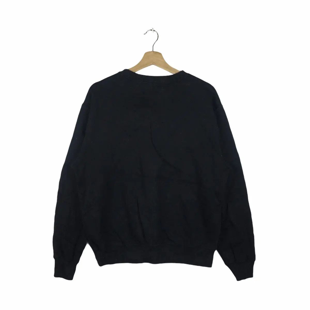Champion Vtg 90’ CHAMPION USA Script Logo Black Sweatshirt Sweater Size US L / EU 52-54 / 3 - 6 Thumbnail