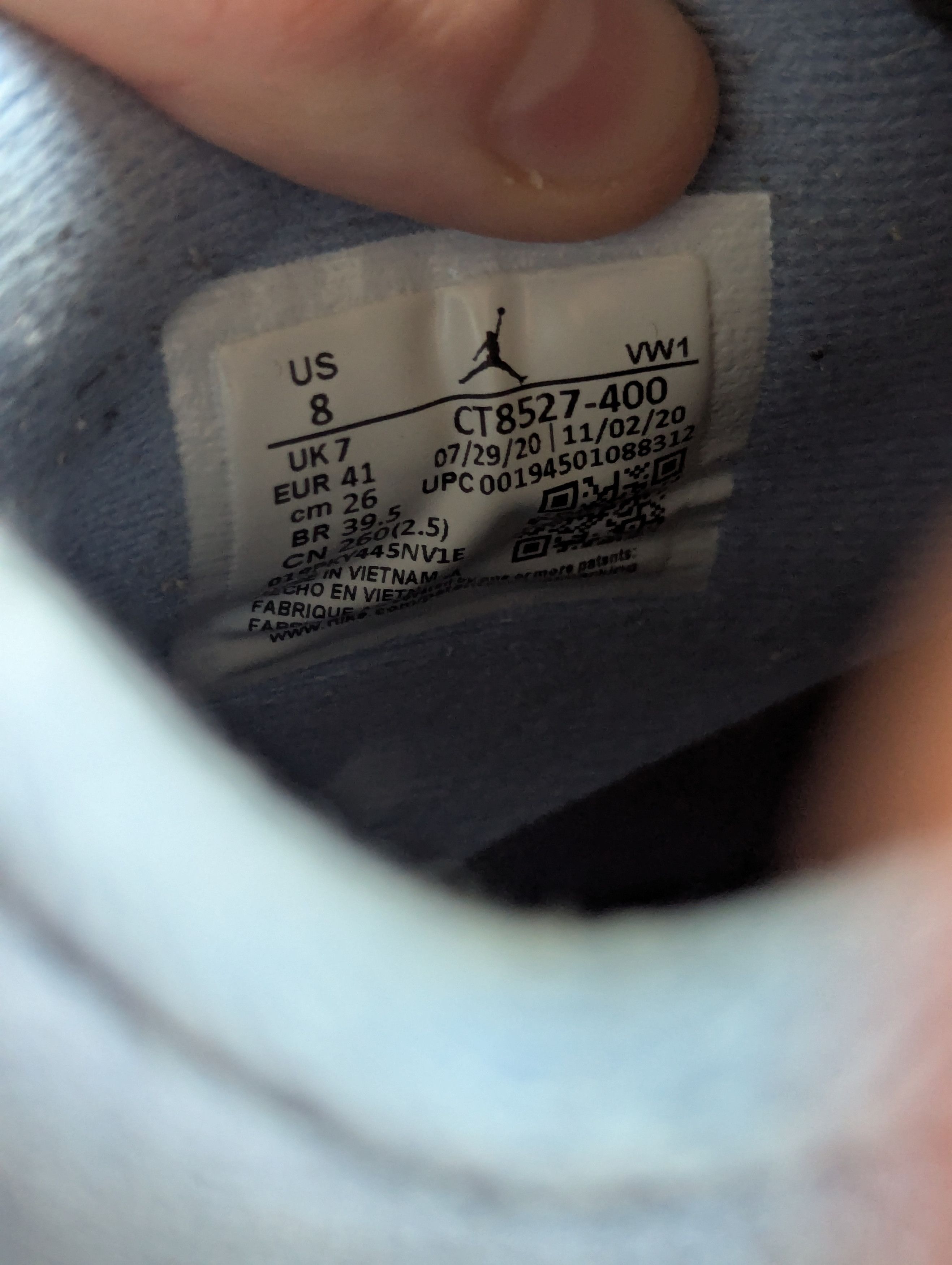 Jordan Brand × Nike Nike Jordan 4 Retro University Blue Size US 8 / EU 41 - 10 Thumbnail