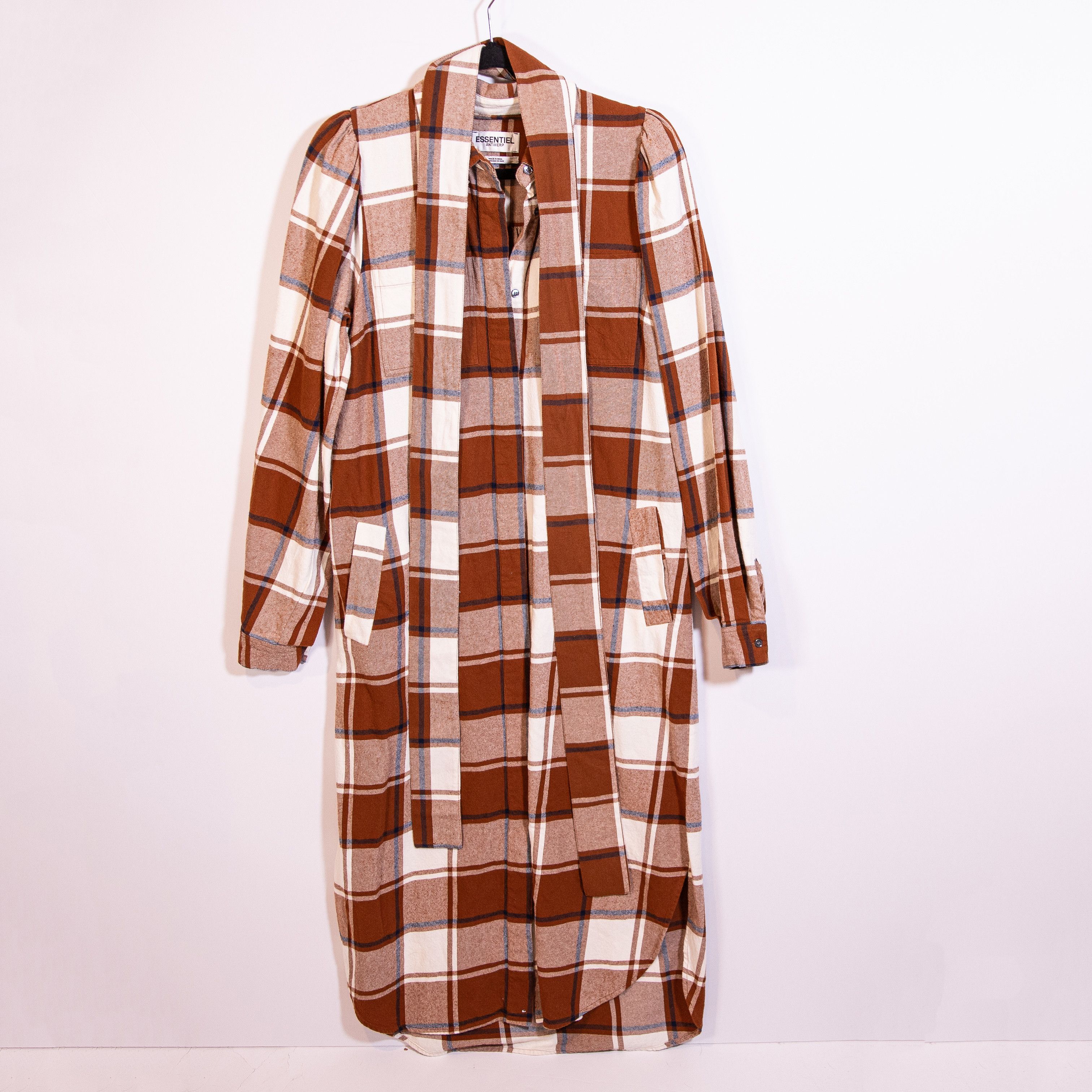 Essentiel Antwerp Essentiel Antwerp Abetty Robe Check Plaid Size M / US 6-8 / IT 42-44 - 1 Thumbnail