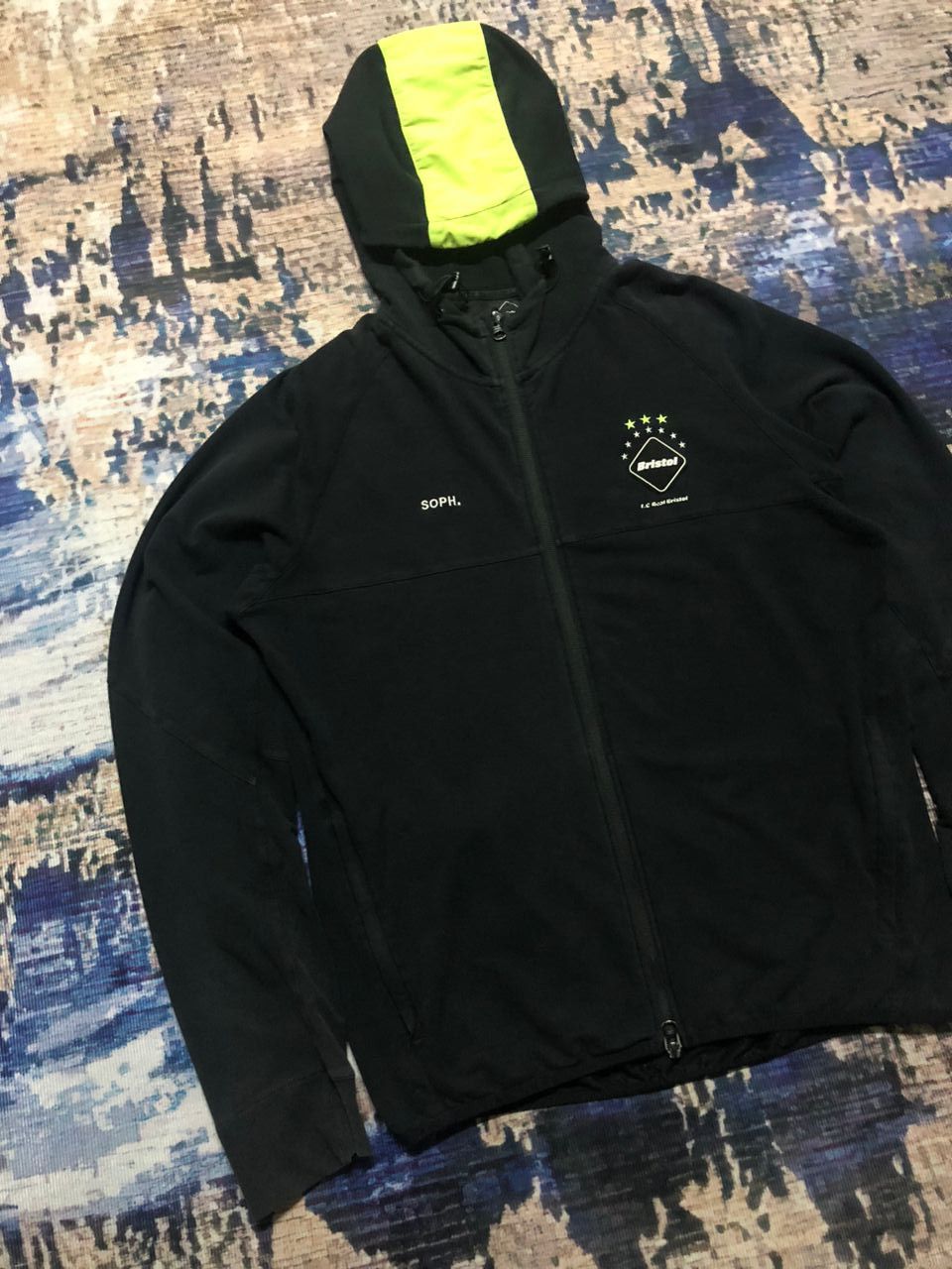 F.C. Real Bristol F.C. Real Bristol x Sophnet. Stretch Zipper Hoodie Sunfaded Size US L / EU 52-54 / 3 - 6 Thumbnail