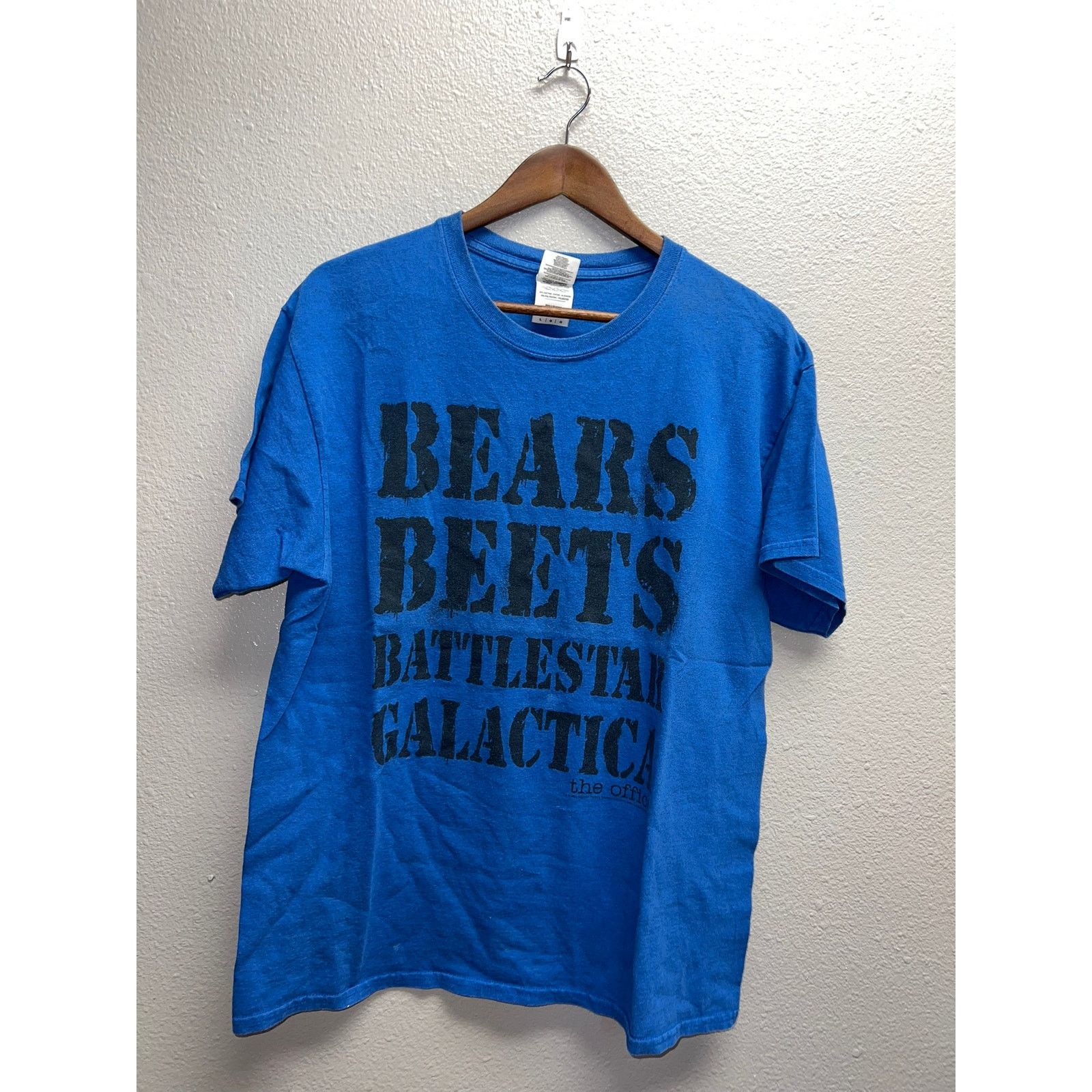 Gildan Bears Beets Battlestar Gallactica Shirt The Office 2012 Tee Size US L / EU 52-54 / 3 - 1 Thumbnail