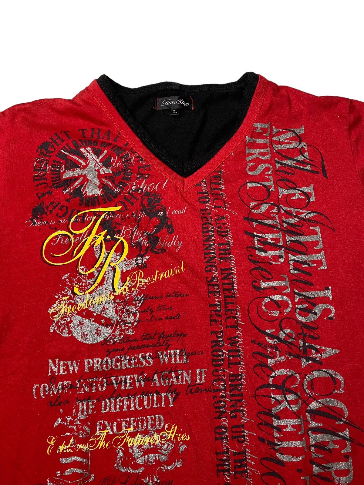 Hysteric Glamour 2000's Timestep Double Layer Poem Tribal Shirt Size US M / EU 48-50 / 2 - 2 Thumbnail