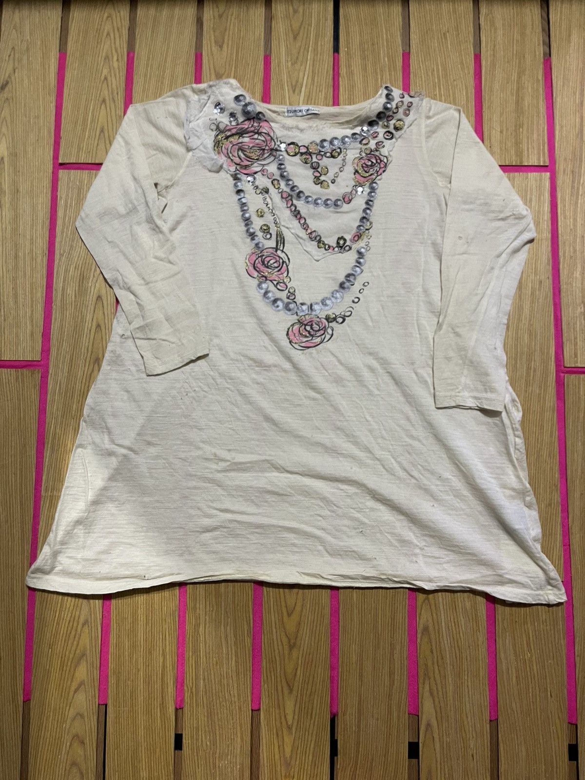 Issey Miyake TSUMORI CHISATO long sleeve tshirt Size L / US 10 / IT 46 - 1 Thumbnail
