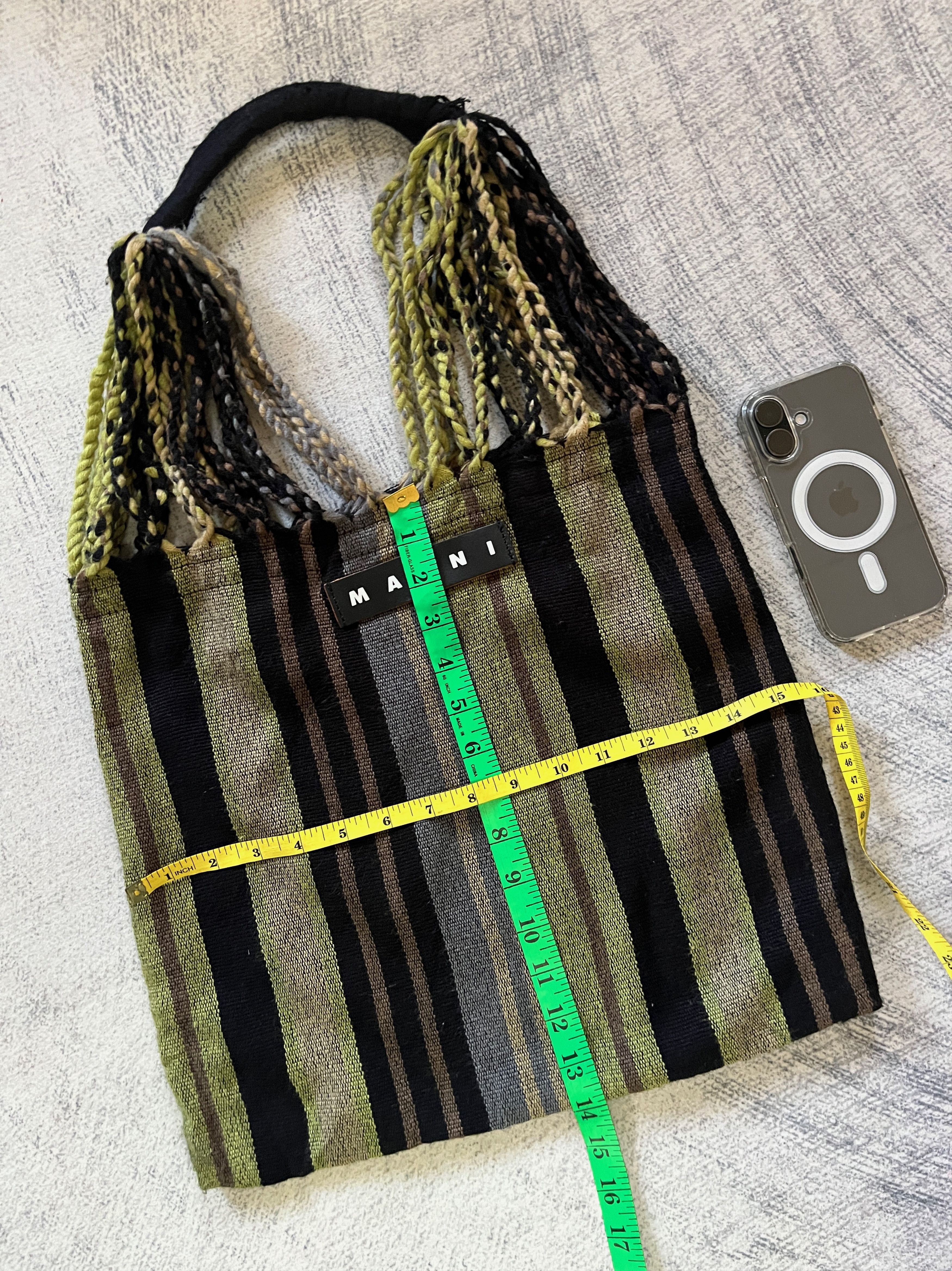 Marni Deep Sage Marni Market Hammock Bag Size ONE SIZE - 11 Thumbnail