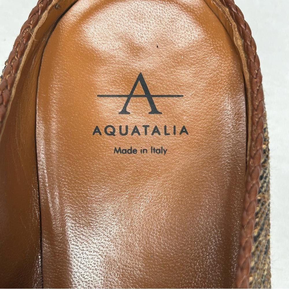 Aquatalia Aquatalia Fife Fabric & Metallic Mule Slides, 9 Size US 9 / IT 39 - 8 Thumbnail