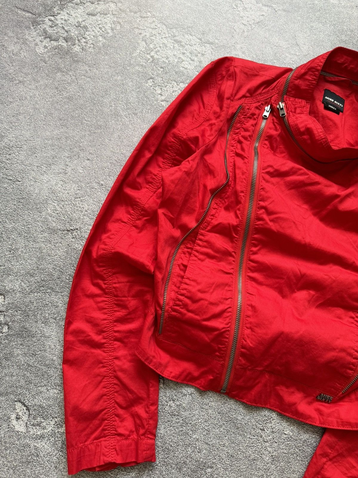 Japanese Brand × Miss Sixty Miss sixty S road motorcycle zip red jacket Avantgarde Size S / US 4 / IT 40 - 5 Thumbnail