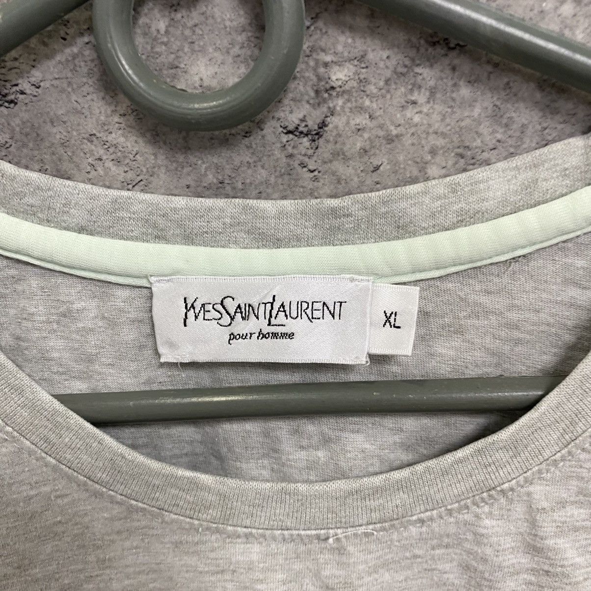 Yves Saint Laurent Vintage Yves Saint Laurent T-Shirt Big Logo YSL Size US XL / EU 56 / 4 - 7 Thumbnail