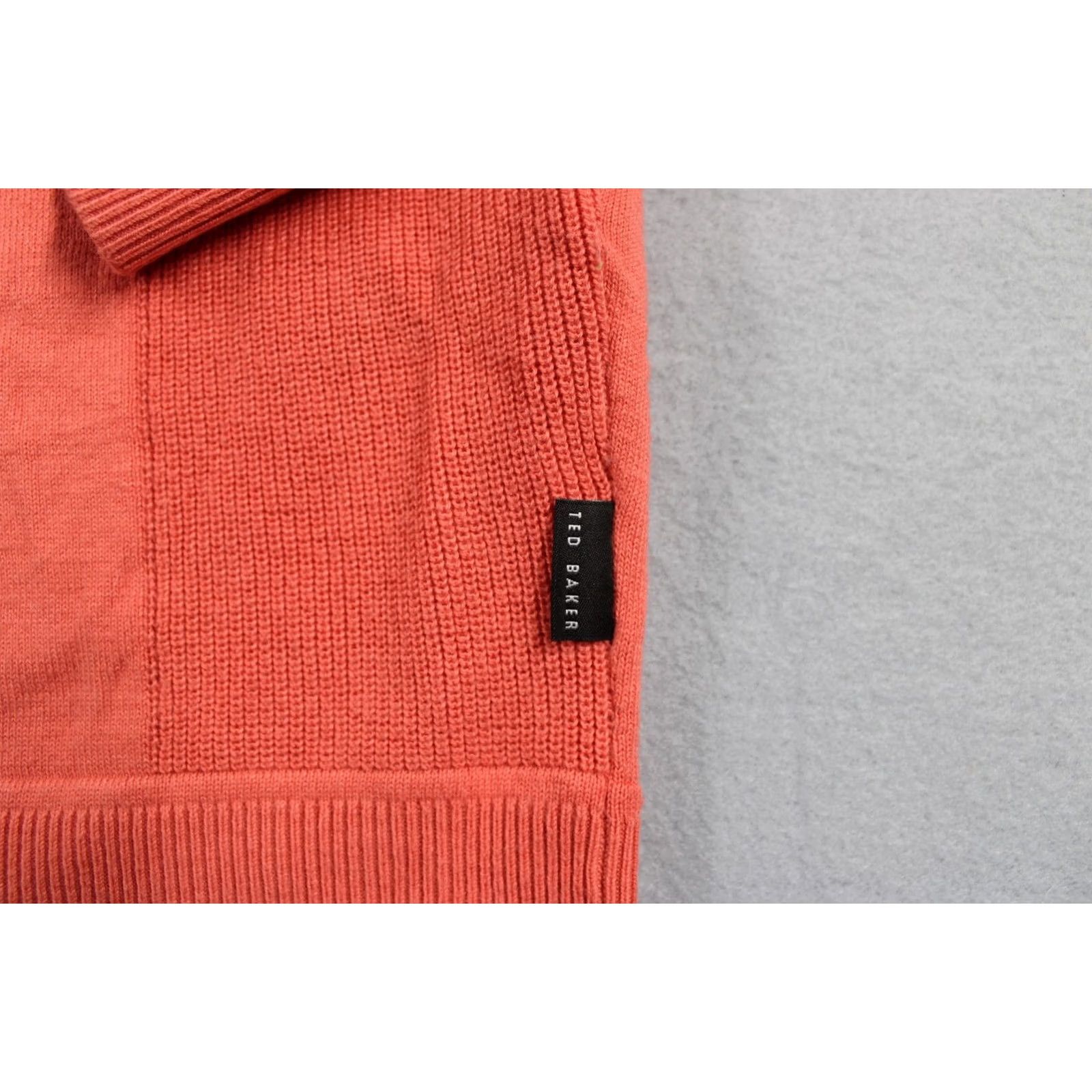 Ted Baker Ted Baker Sweater Mens Large Red Crewneck Knit Pullover Lightweight Casual Size US L / EU 52-54 / 3 - 2 Thumbnail