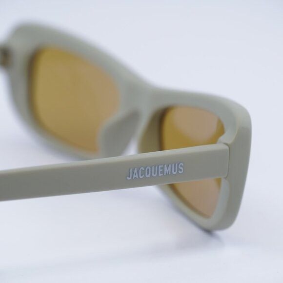 Jacquemus CAPRI JAC/55 C7 Sunglasses Cream Rectangle Frame