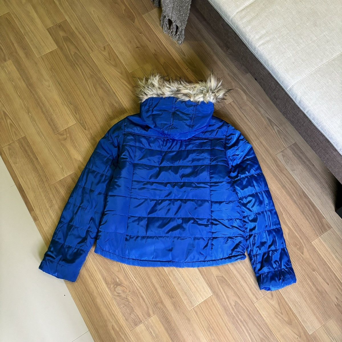 If Six Was Nine × Issey Miyake × Le Grande Bleu (L.G.B.) Thread supply Fur jacket down puffer LGB ifsixwasnine Size L / US 10 / IT 46 - 2 Thumbnail