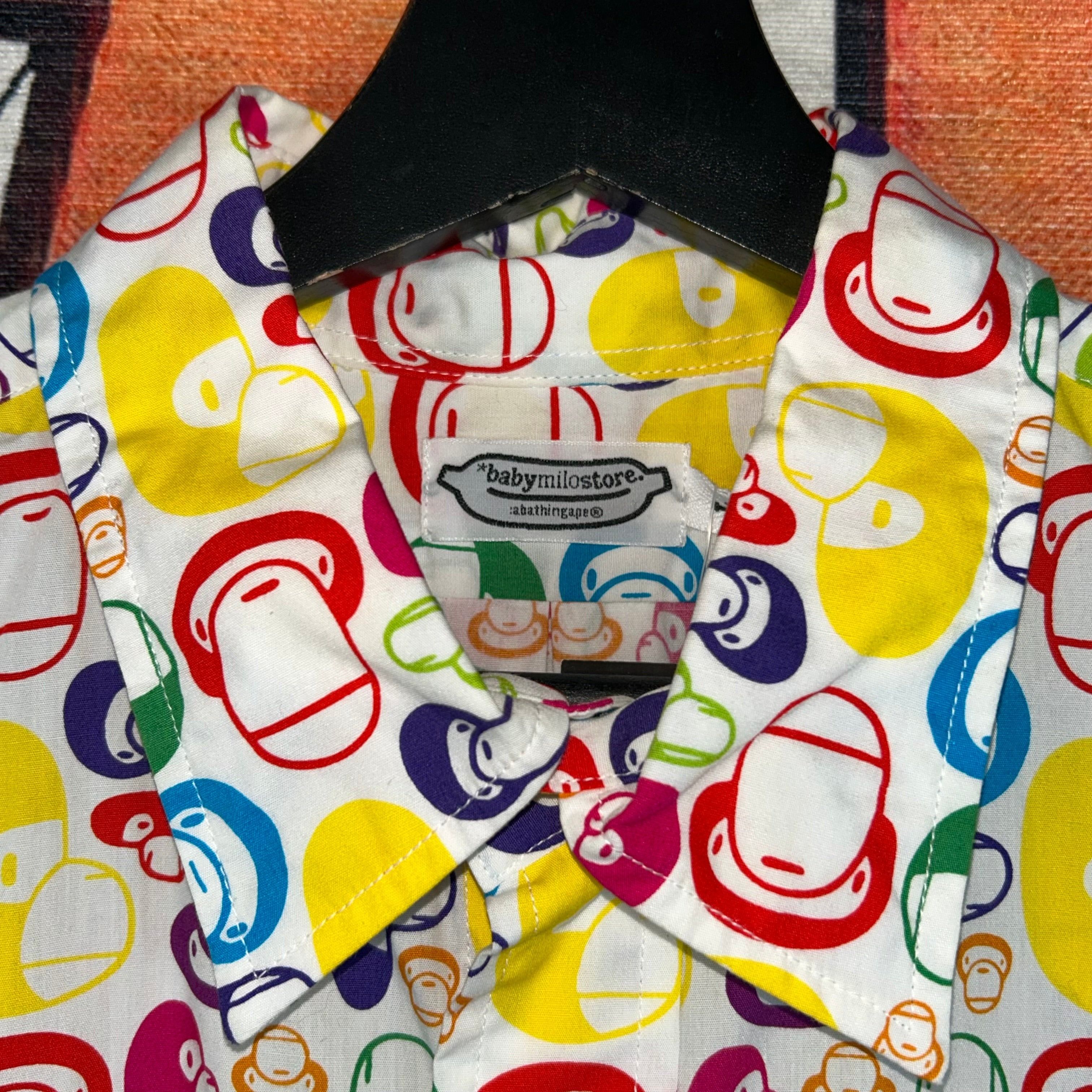 Bape Bape Baby Milo Multi Camo Button Up Size L Size US L / EU 52-54 / 3 - 3 Thumbnail