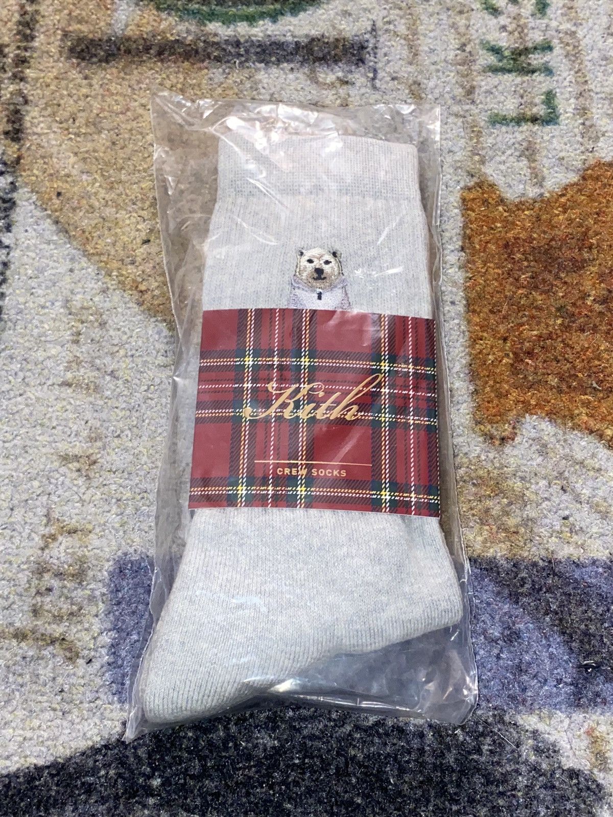Kith Kith Kithmas Polar Bear Crew Socks Size ONE SIZE - 1 Thumbnail