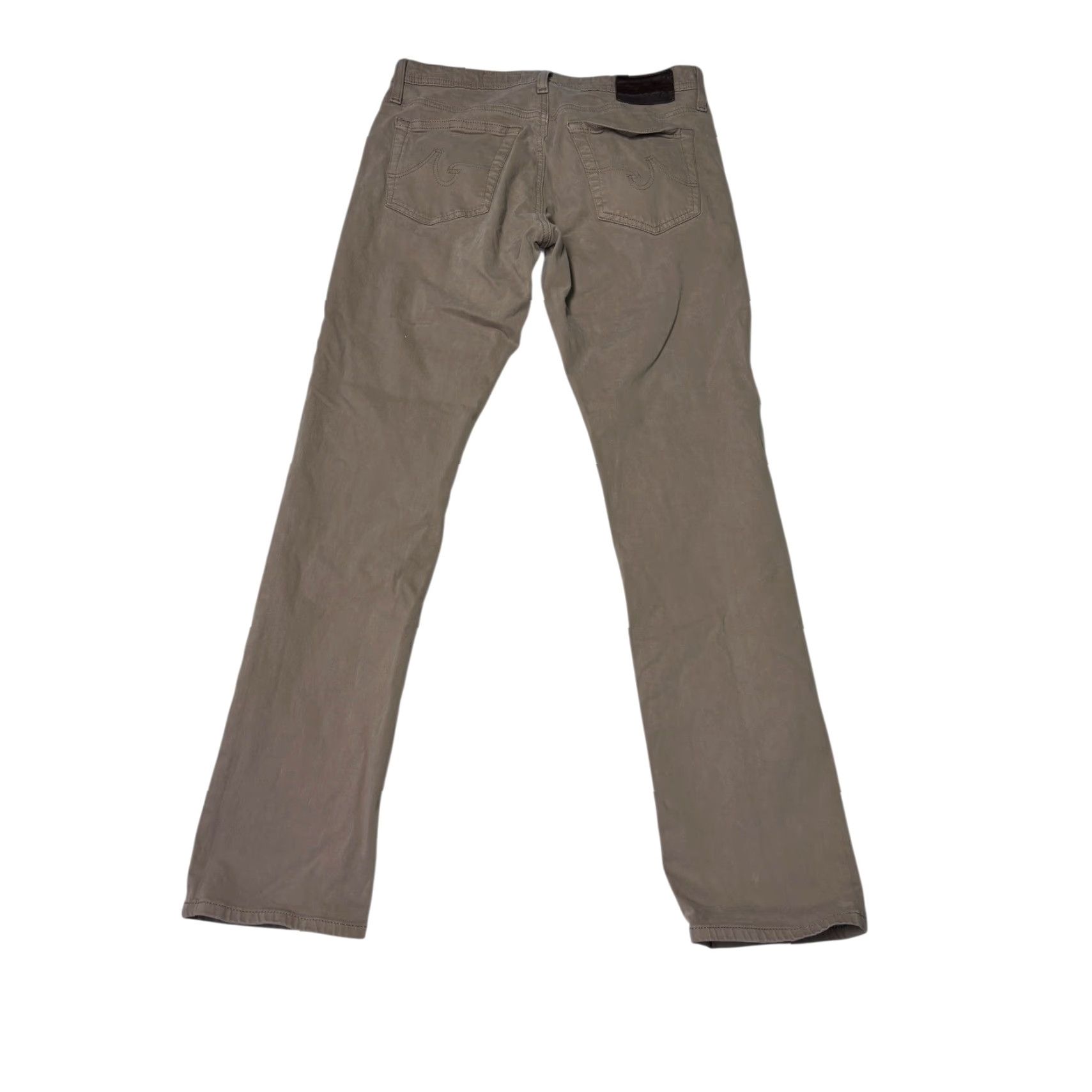 AG Jeans AG Jeans Everett Slim Straight Chinos Tan Mens 31x31 Cotton Elastane Chino Pants Slim Straight Tan Casual Workwear Mens Size US 31 - 7 Thumbnail