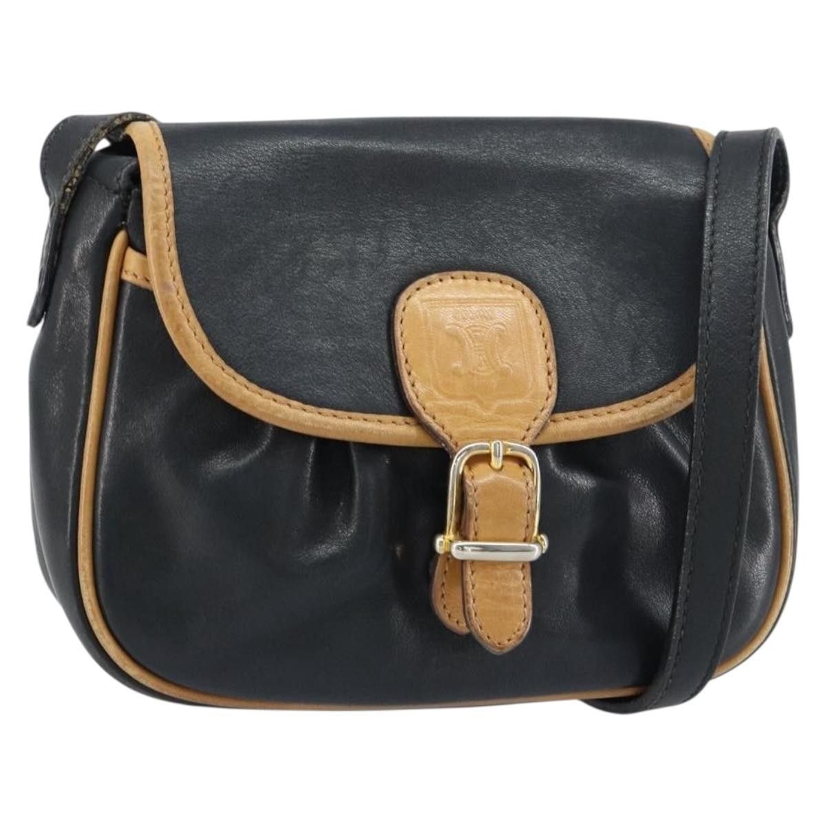 Celine Celine Vintage Shoulder Bag Leather Size ONE SIZE - 1 Thumbnail