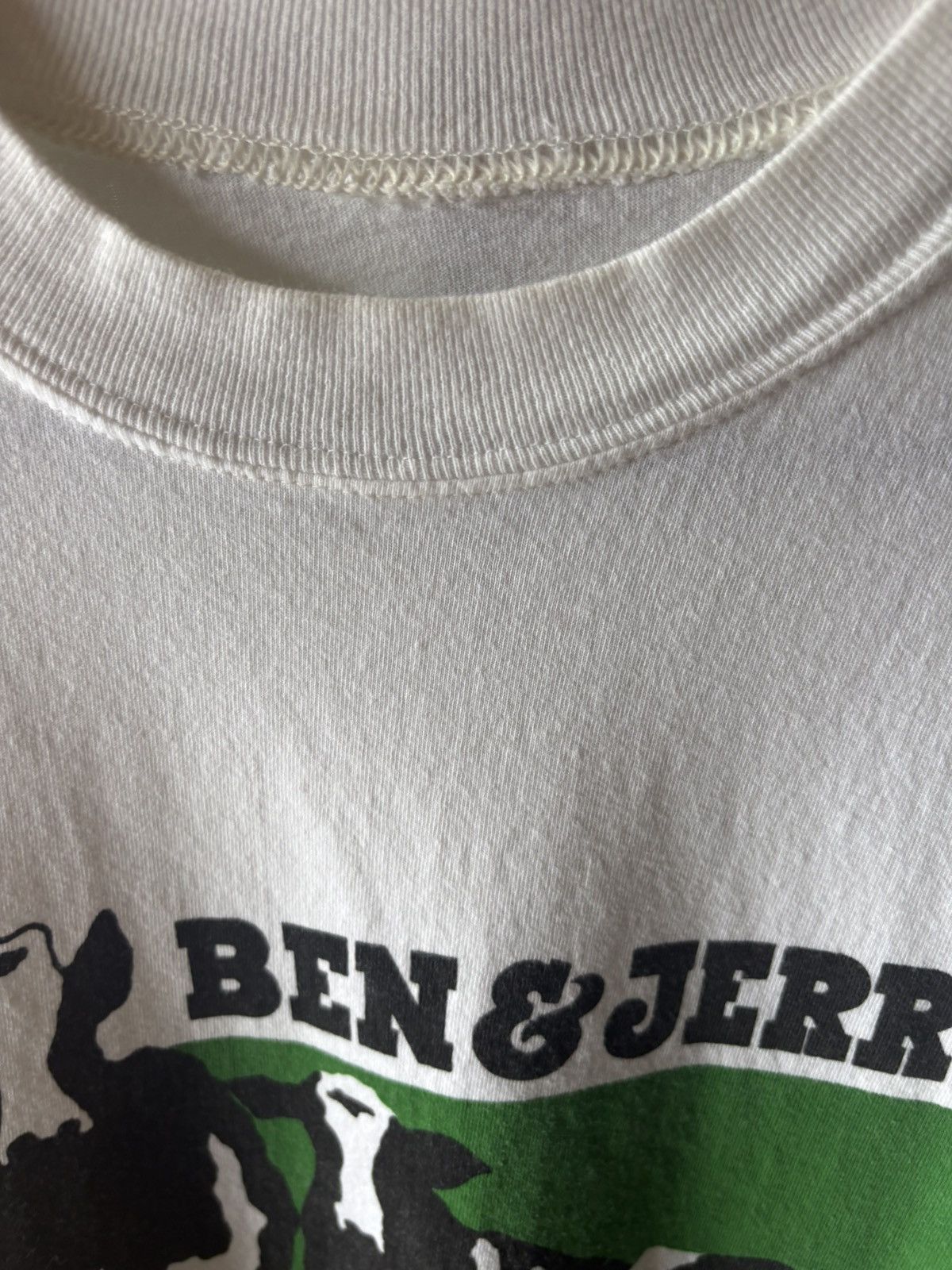 Vintage 1990’s Ben and Jerry’s Israel Finest T-Shirt Size US XL / EU 56 / 4 - 4 Thumbnail