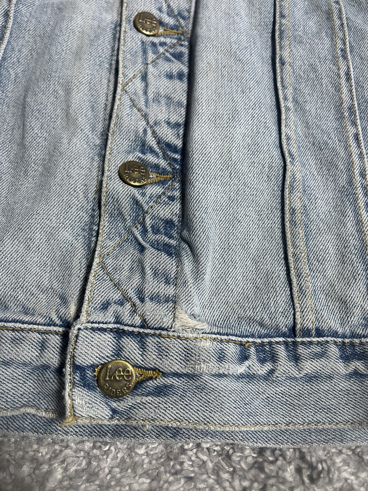Lee × Vintage LEE RIDERS VINTAGE DENIM BLUE JACKET RARE 7850 USA SIZE XL Size US XL / EU 56 / 4 - 9 Thumbnail