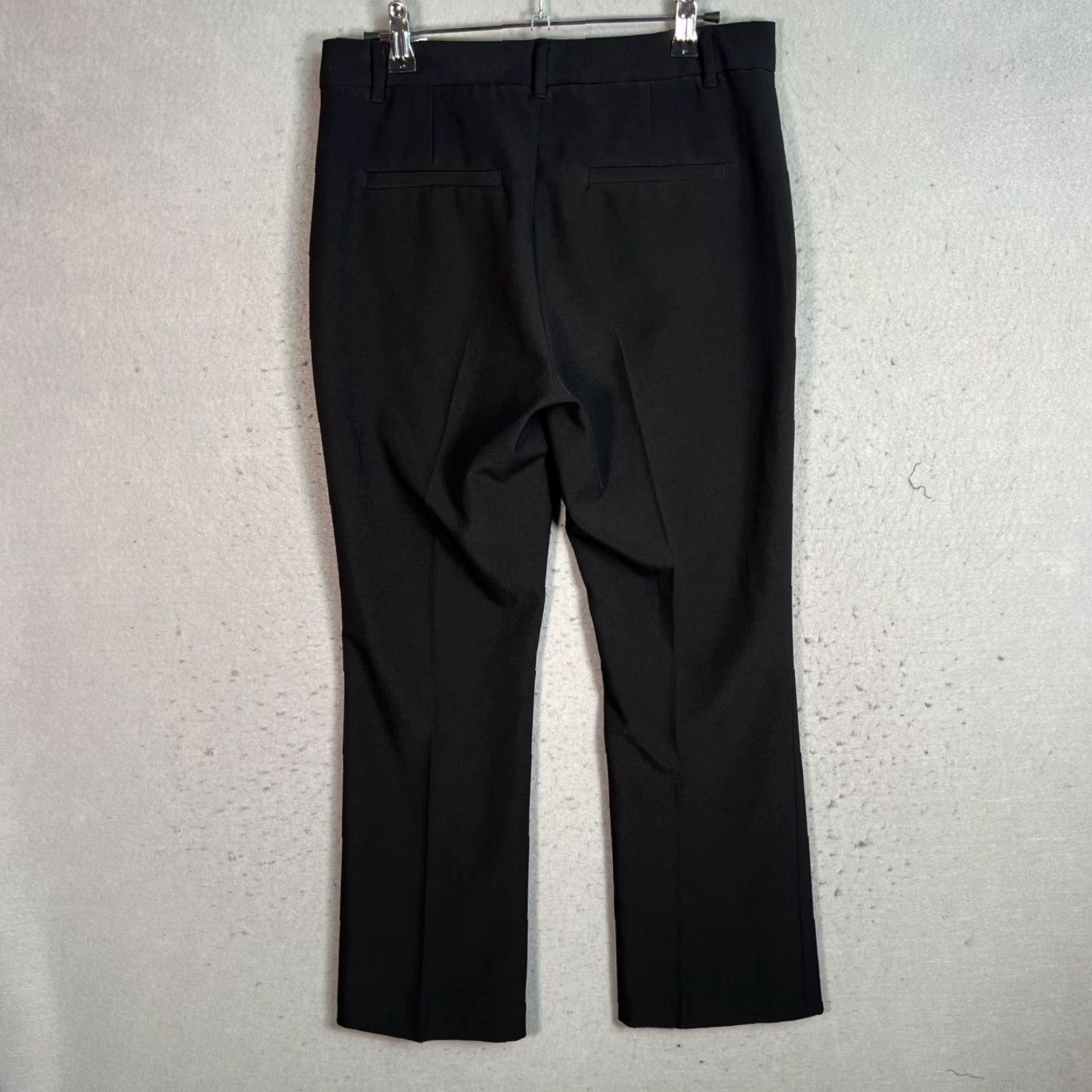 Banana Republic Banana Republic Womens Bootcut Pants Size 2 Black Polyester Blend Size 26" / US 2 / IT 38 - 2 Thumbnail