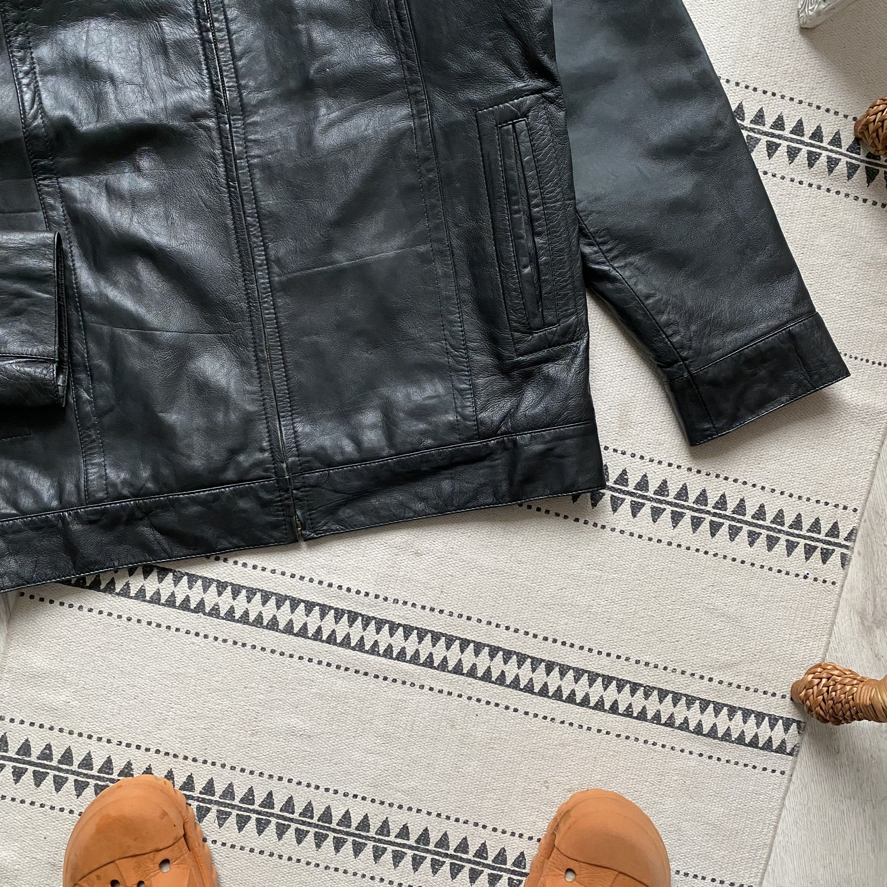 Diesel Vintage 90s Diesel style Real leather jacket Y2K Size US M / EU 48-50 / 2 - 3 Thumbnail
