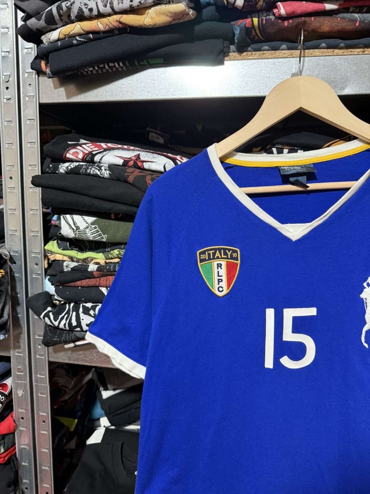 Polo Ralph Lauren Vintage 2010 Polo Ralph Lauren Italy 15 T-Shirt Y2K Hype Size US L / EU 52-54 / 3 - 4 Thumbnail