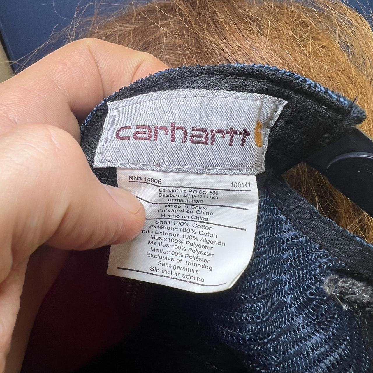 Carhartt Carhartt Classic Adjustable Cap - Blue Size ONE SIZE - 7 Thumbnail