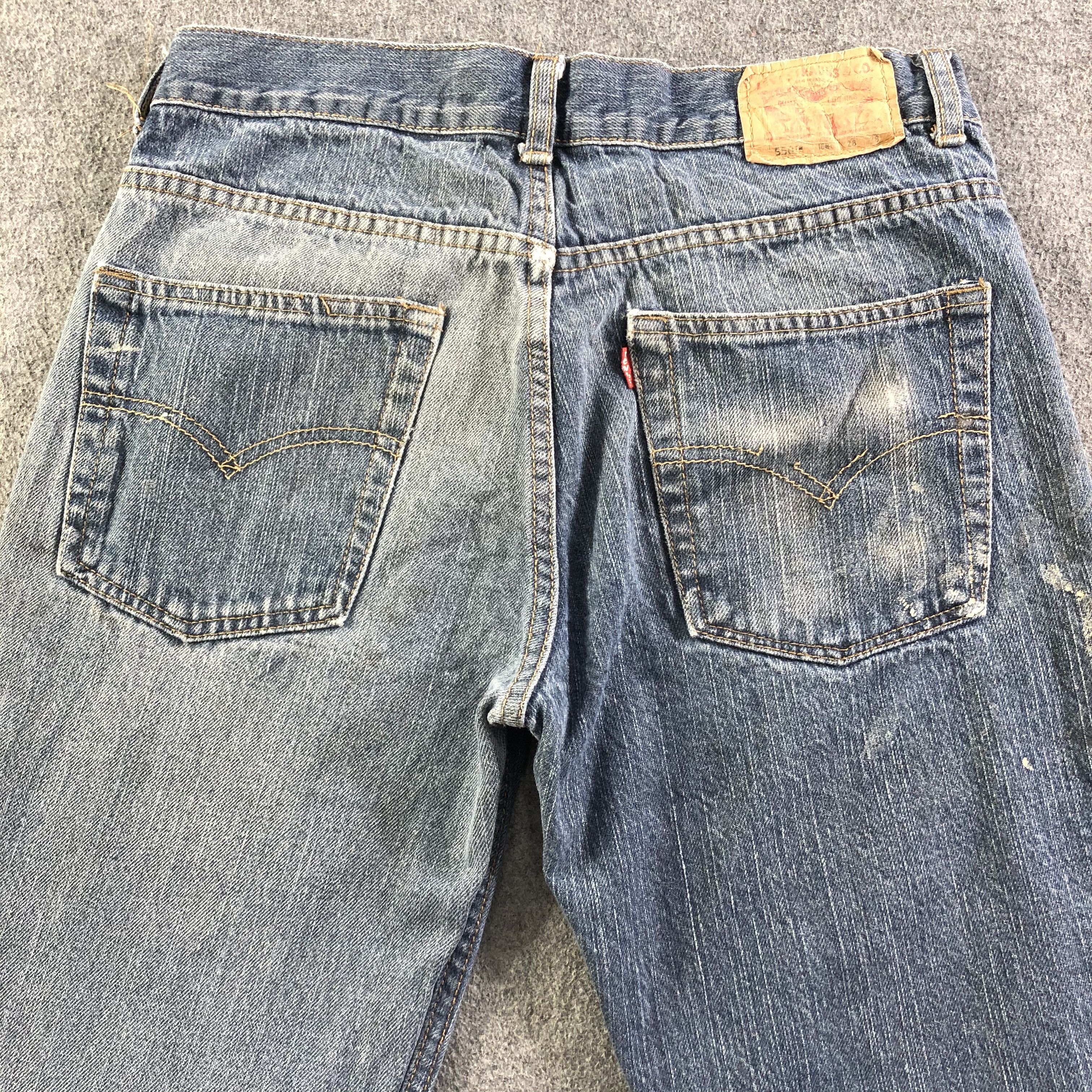 Levi's Vintage Blue Wash Levis 550 Jeans-J3390 Size 30" / US 8 / IT 44 - 4 Thumbnail