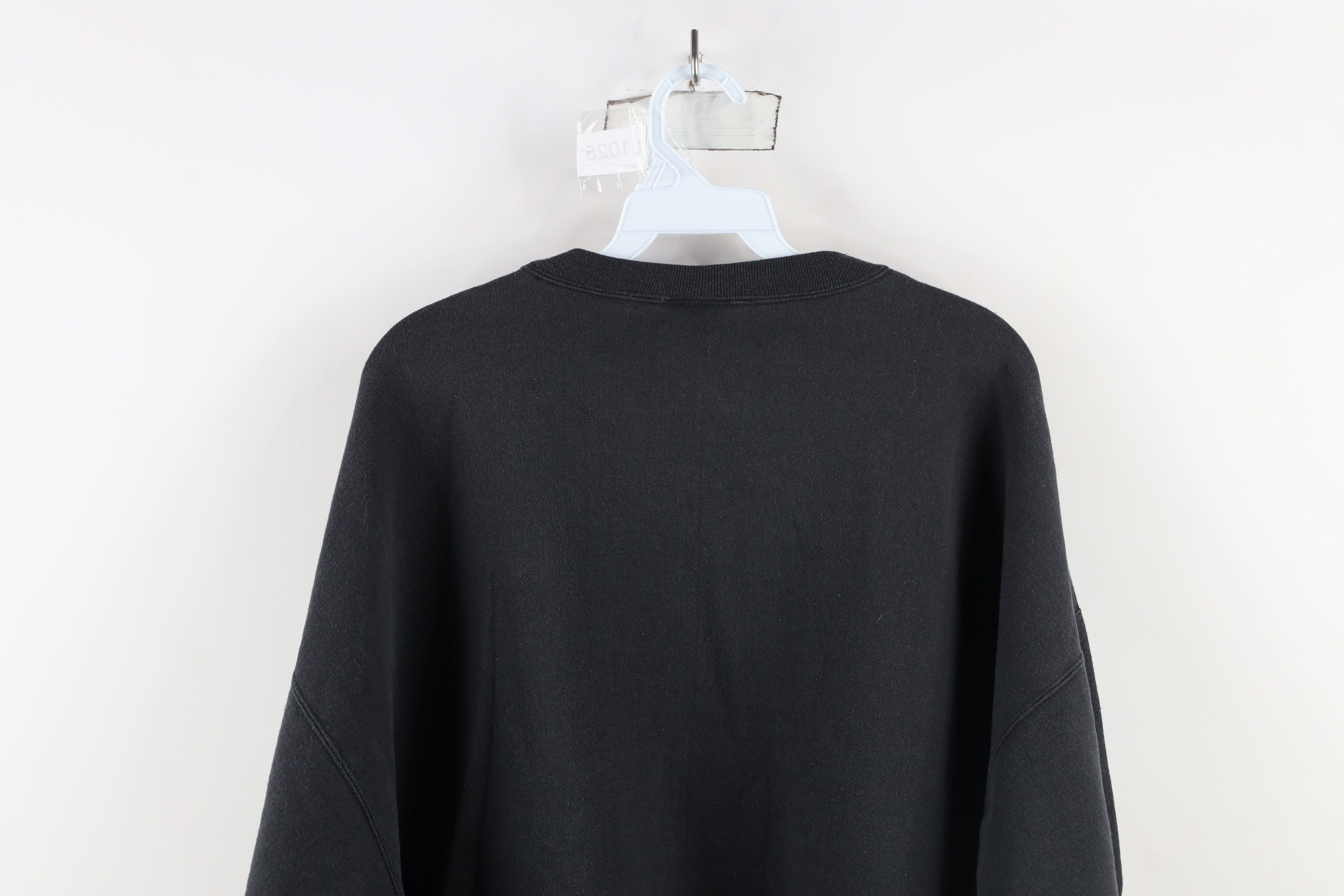 Vintage Vintage 90s Spell Land of Liberty USA Flag Sweatshirt Black Size US XXL / EU 58 / 5 - 9 Thumbnail