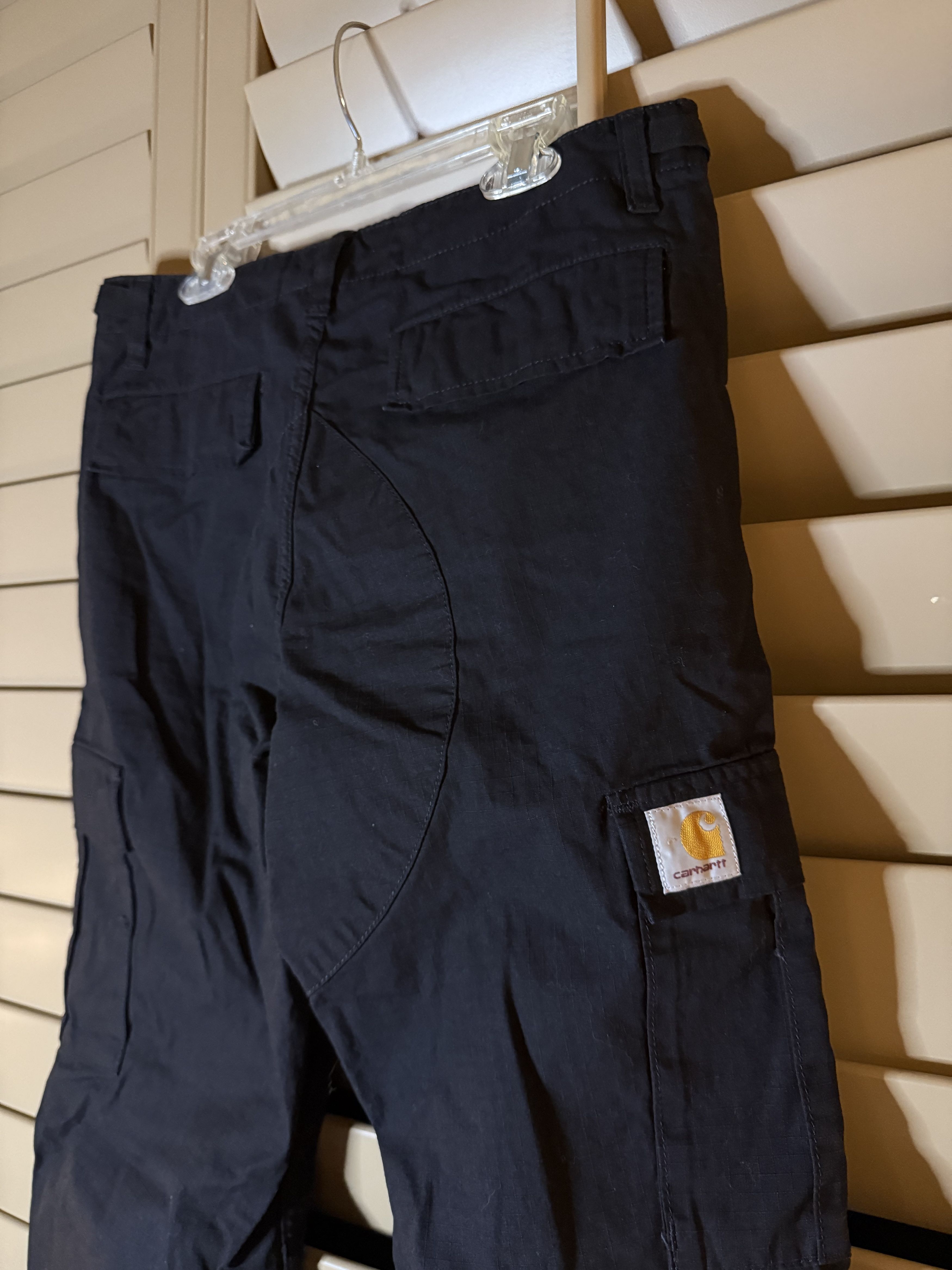 Carhartt Wip Carhartt WIP Aviation Cargo Pant Black (29x32) Size US 29 - 4 Thumbnail
