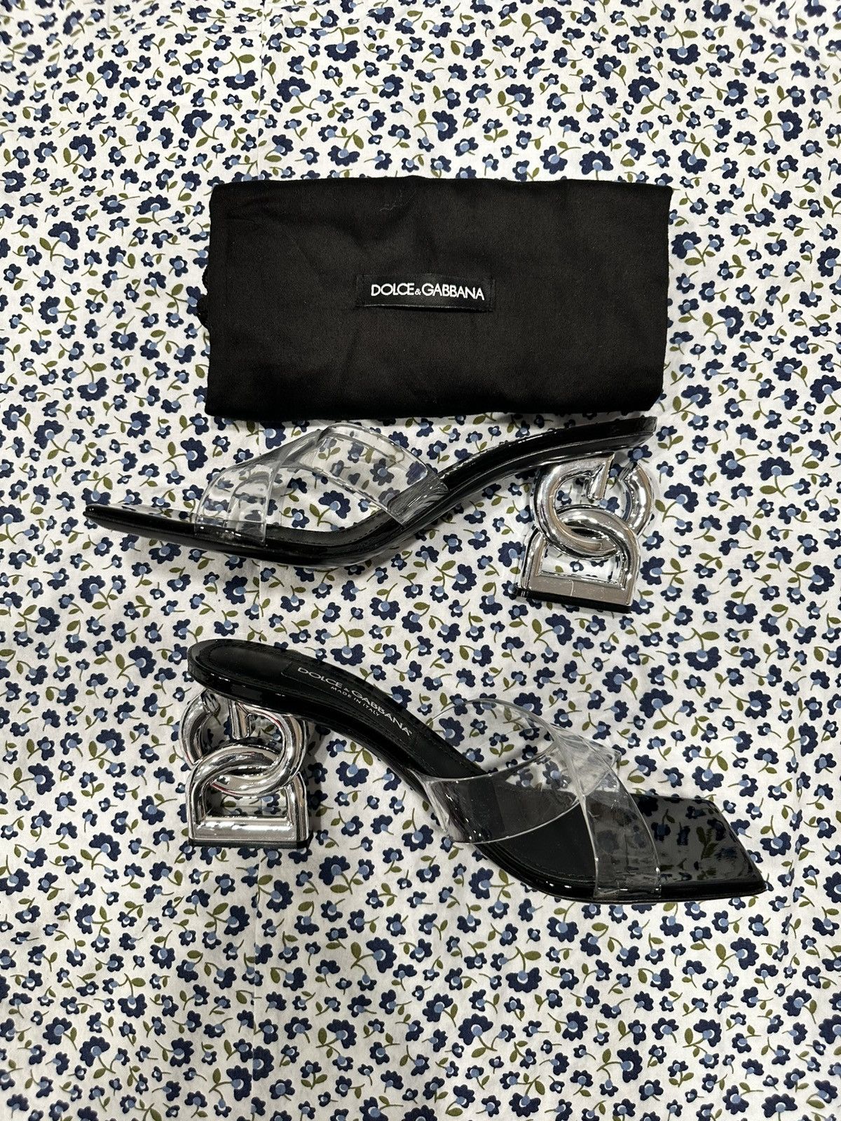 Dolce & Gabbana Dolce and Gabbana Black Clear Sandals EURO Size 39.5 US 9.5 Size US 9.5 / IT 39.5 - 5 Thumbnail