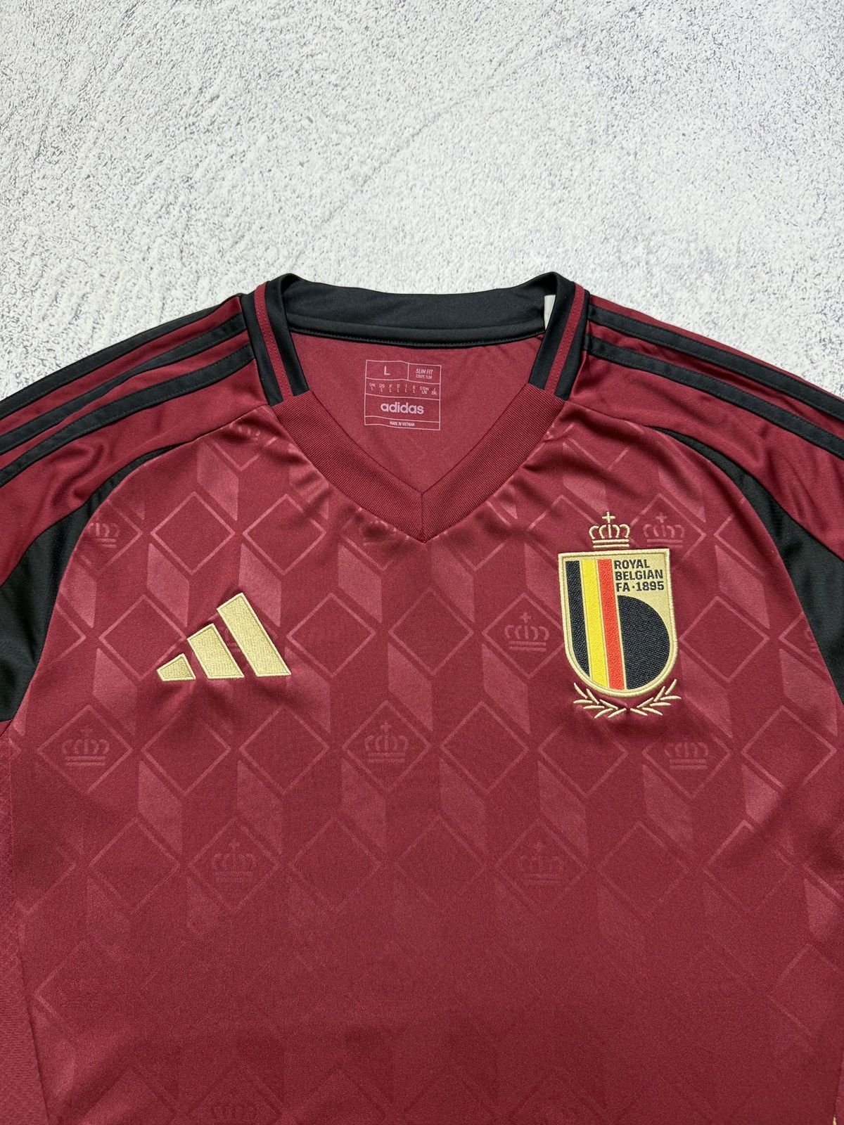 Adidas Adidas Belgium Home Soccer Jersey Euro 2024 Football Shirt Size US L / EU 52-54 / 3 - 6 Thumbnail