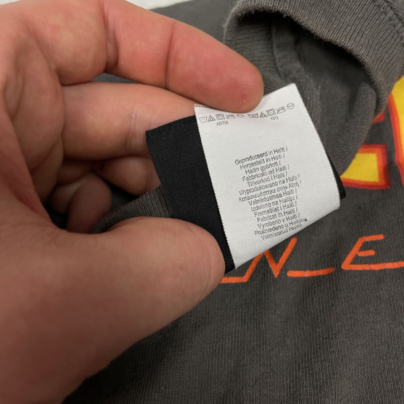 Thrasher Thrasher Magazine Mens Gray Cotton Flame Logo T-Shirt Medium Size US M / EU 48-50 / 2 - 7 Thumbnail