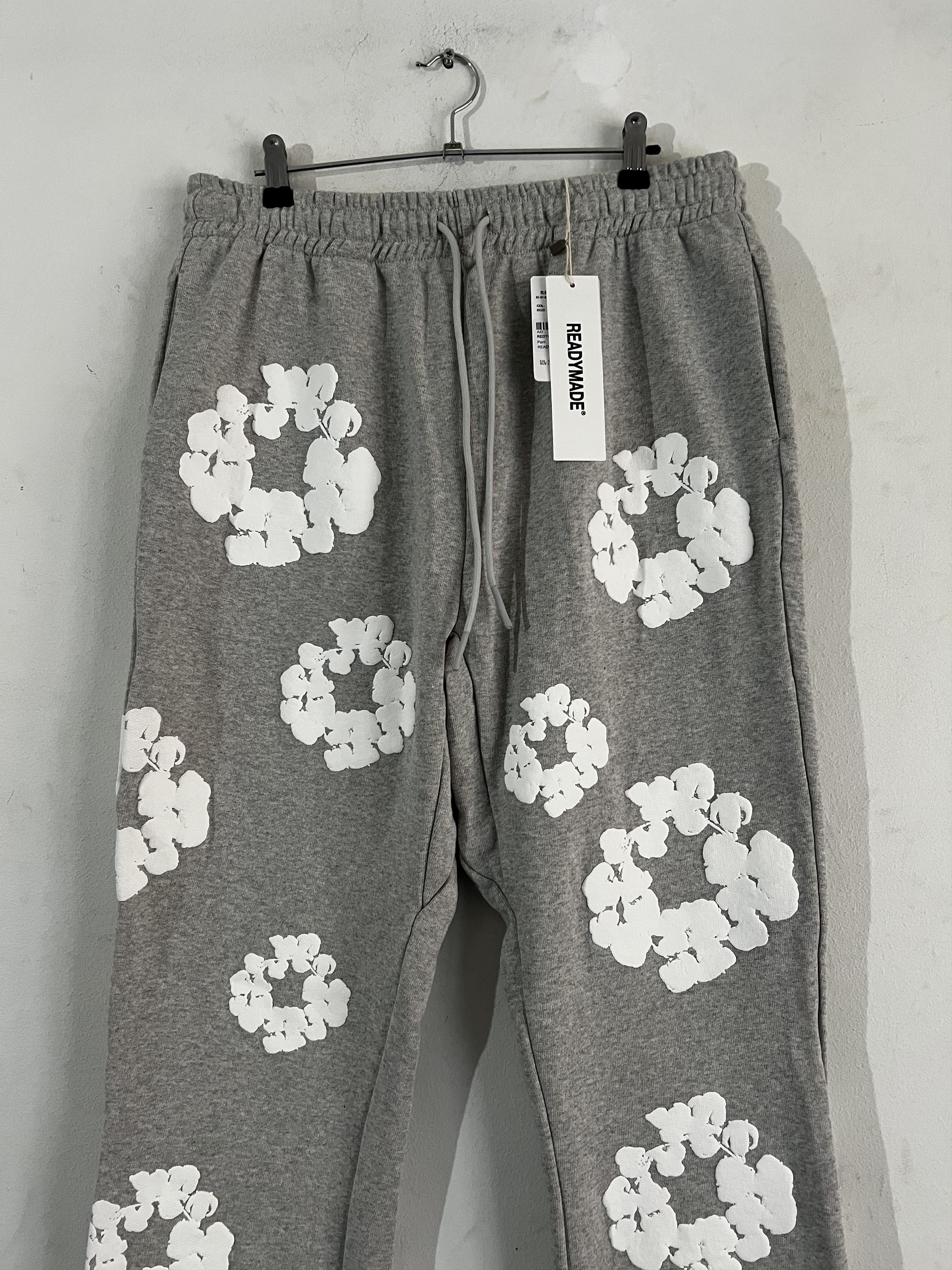 DENIM TEARS × READYMADE Denim Tears X Readymade Grey Sweatpants Size US 34 / EU 50 - 2 Thumbnail