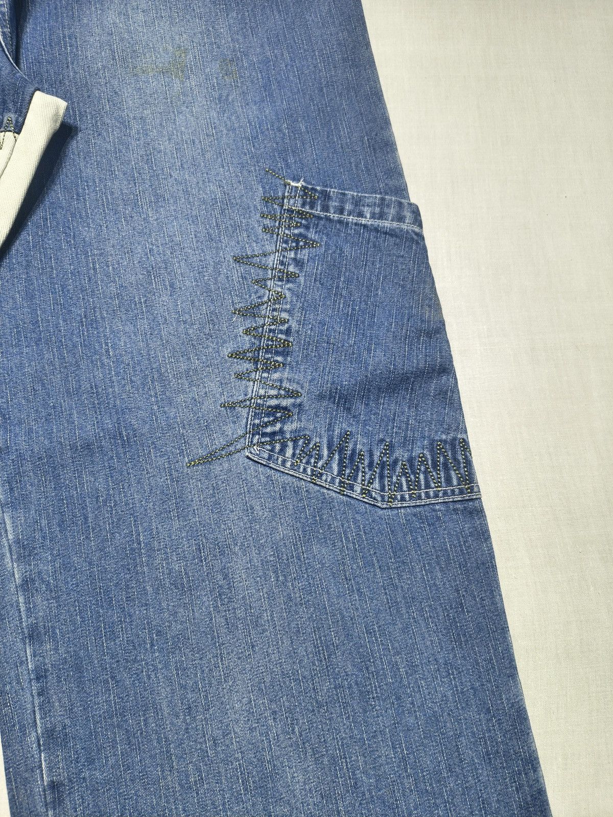 Southpole PHAT FARM INSANE PATCH WORK BAAGY JEANS 🚀(012) Size US 32 / EU 48 - 10 Thumbnail