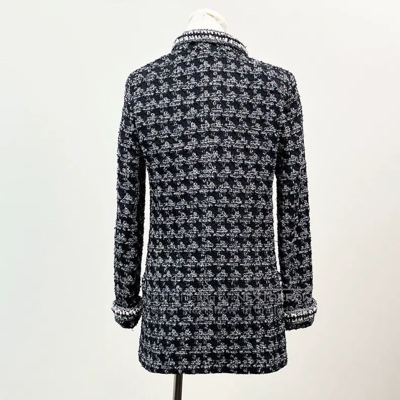 Chanel Chanel Forest series black and silver thousand-bird check Size XXS / US 00 / IT 34 - 3 Thumbnail
