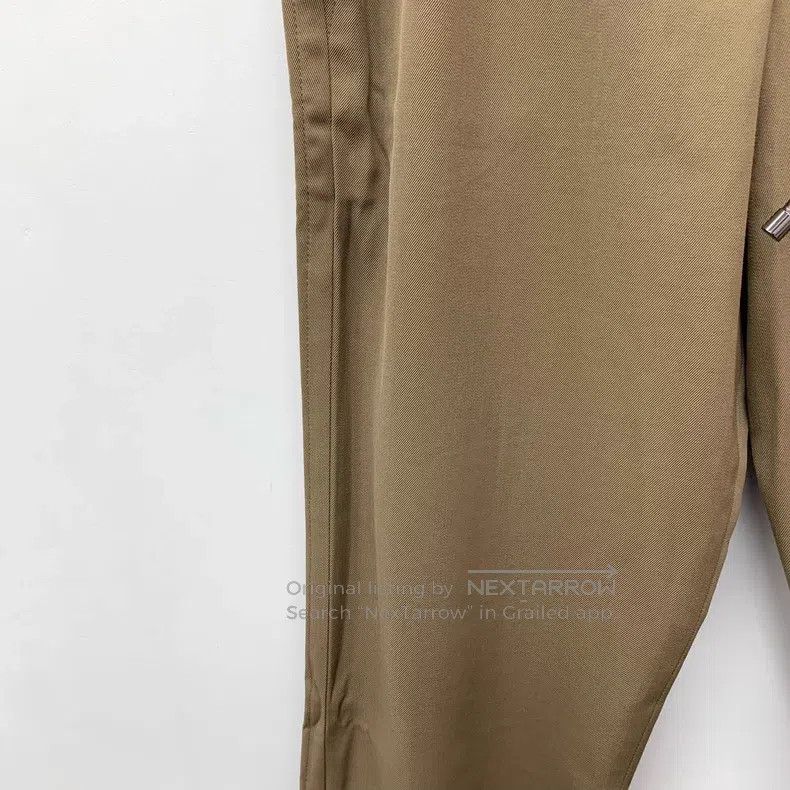 Brunello Cucinelli Brunello Cucinelli Brown wool leather belt casual trousers Size 26" / US 2 / IT 38 - 4 Thumbnail