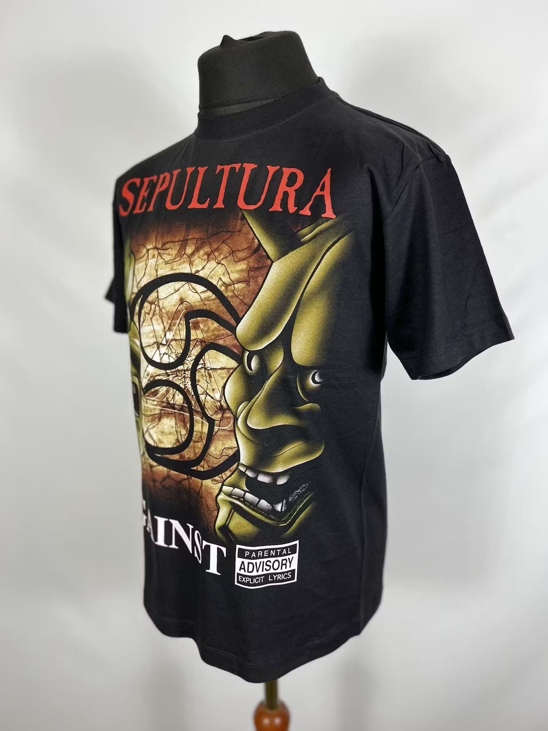 Band Tees × Vintage Vintage Sepultura merchandise rock T-shirt Size US M / EU 48-50 / 2 - 3 Thumbnail