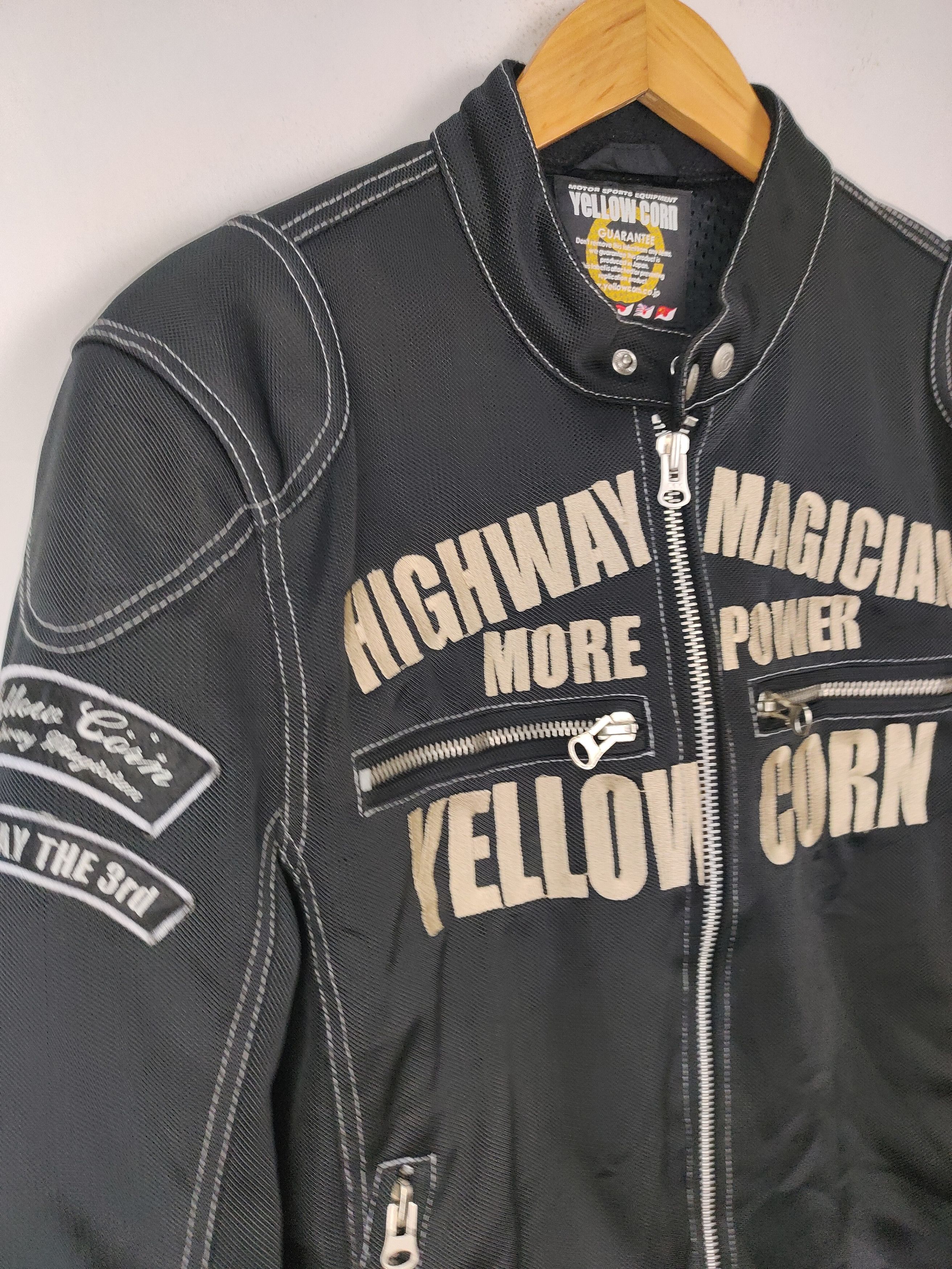 YELLOW CORN Yellow Corn "Highway Magician" motorcycle riding jacket Size US L / EU 52-54 / 3 - 3 Thumbnail