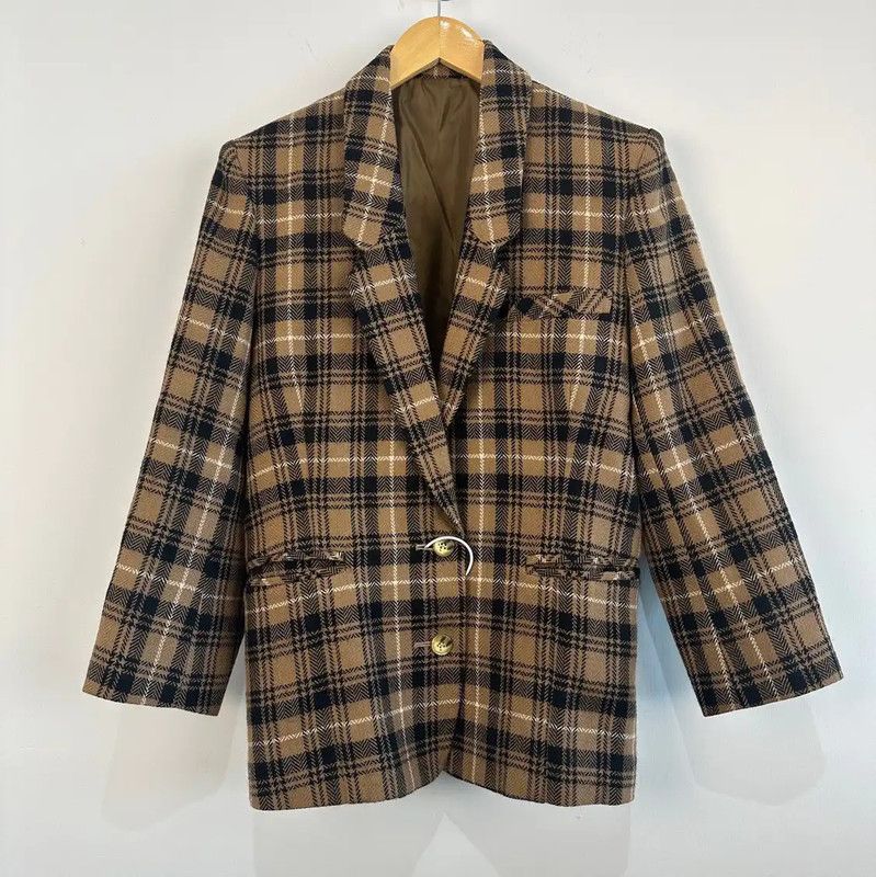 Burberry Burberry Women's Brown Wool Jacket Size M / US 6-8 / IT 42-44 - 1 Thumbnail