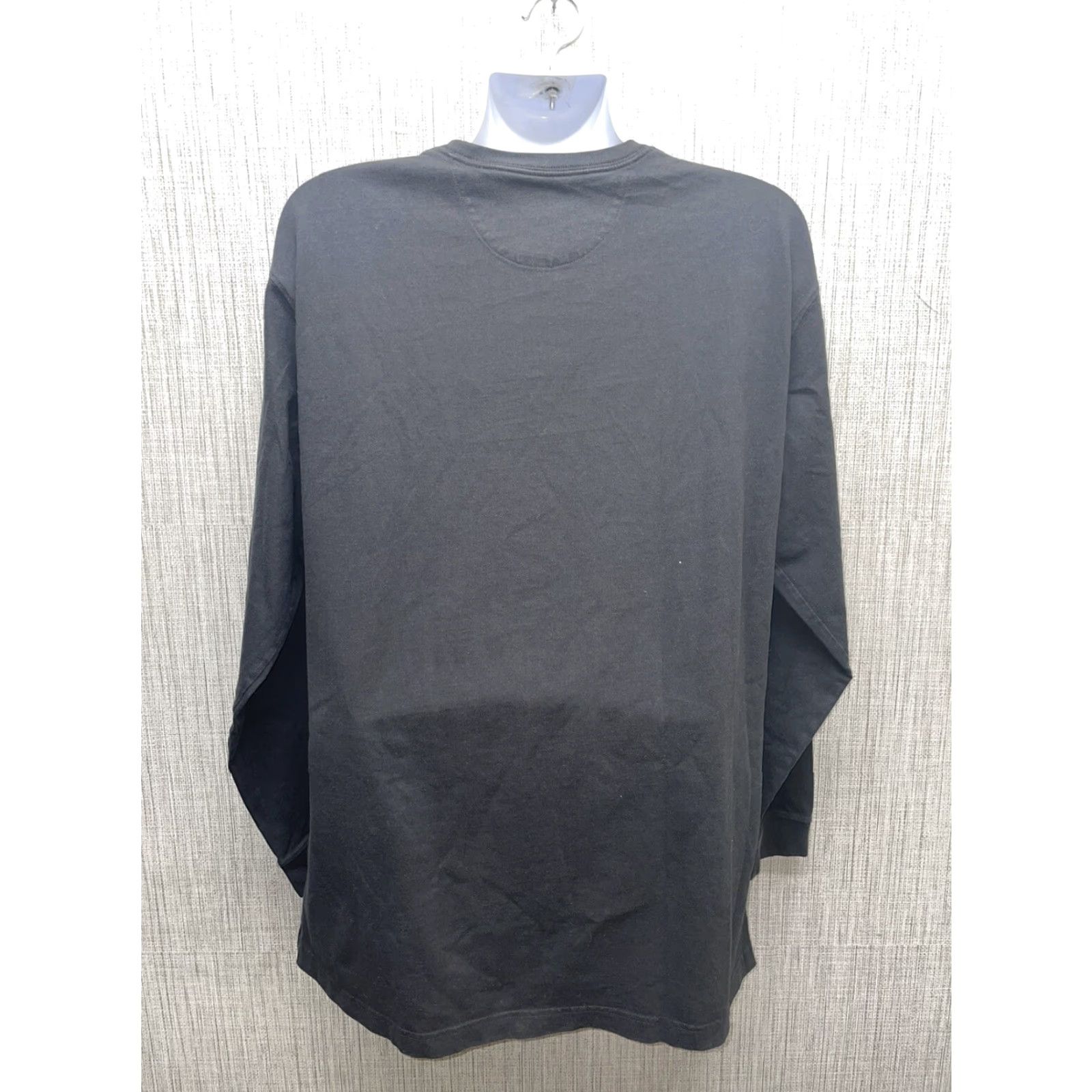 Duluth Trading Company Duluth Trading Company Long Tail 100% Cotton Long Sleeve Shirt Mens L Black Shirt Size US L / EU 52-54 / 3 - 5 Thumbnail