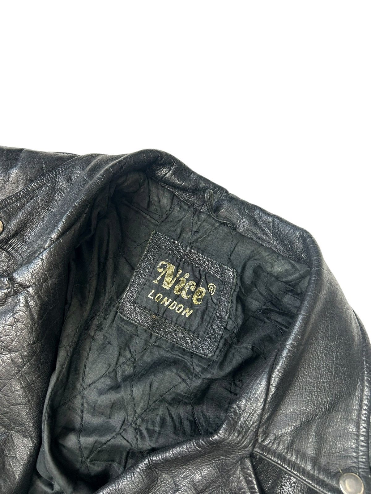 Levi's × Vintage Vintage Black Biker leather jacket with fringe Size US L / EU 52-54 / 3 - 5 Thumbnail