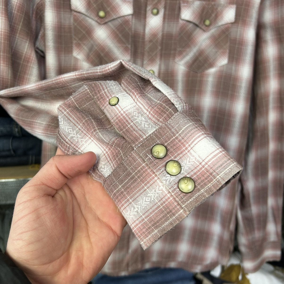 Allsaints Designer Allsaints Pocket y2k streetwear opium button shirt Size US XS / EU 42 / 0 - 6 Thumbnail