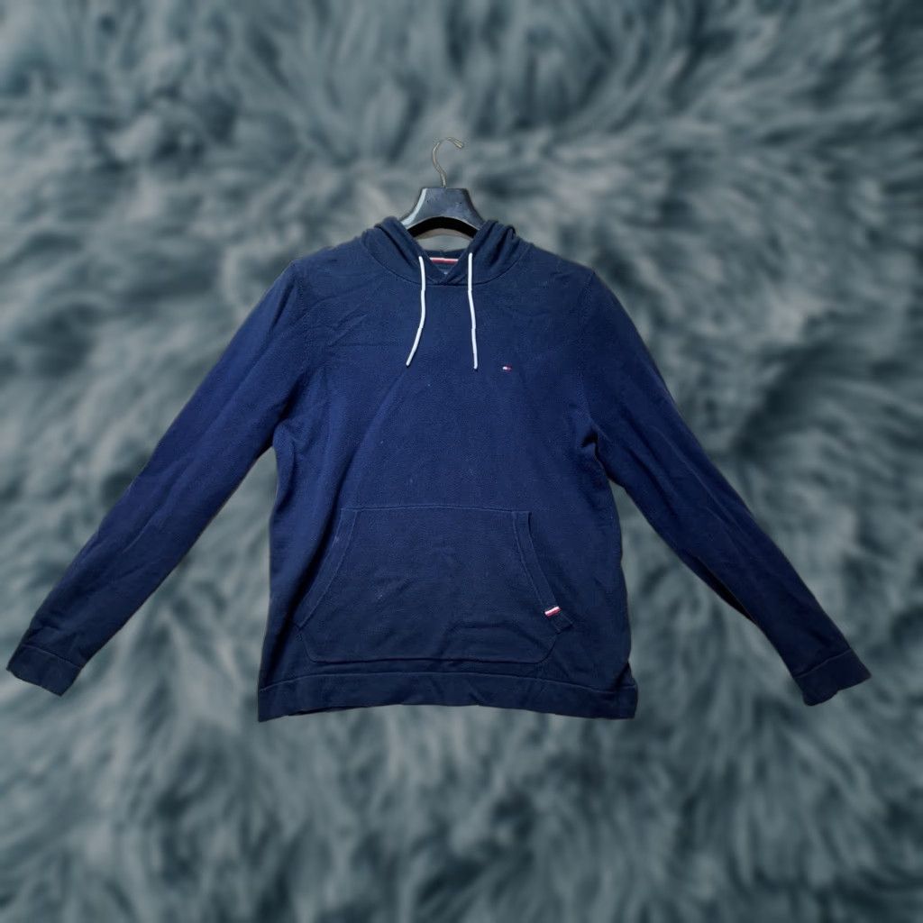 Tommy Hilfiger Tommy Hilfiger Hoodie Mens Size S Blue Pullover Drawstring Flag Logo Hoodie Pullover Logo Flag Men S Blue Tommy Hilfiger Hoodie Size US S / EU 44-46 / 1 - 1 Thumbnail