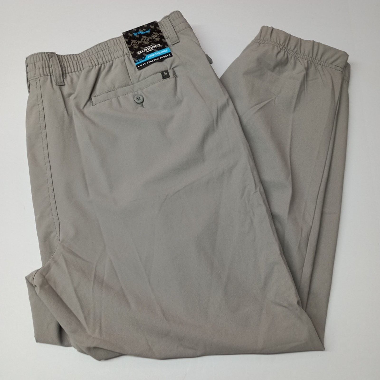 Other Birdie Bound Golf Joggers Men's 3XL Gray Stretch Drawstring Size US 44 / EU 60 - 1 Thumbnail