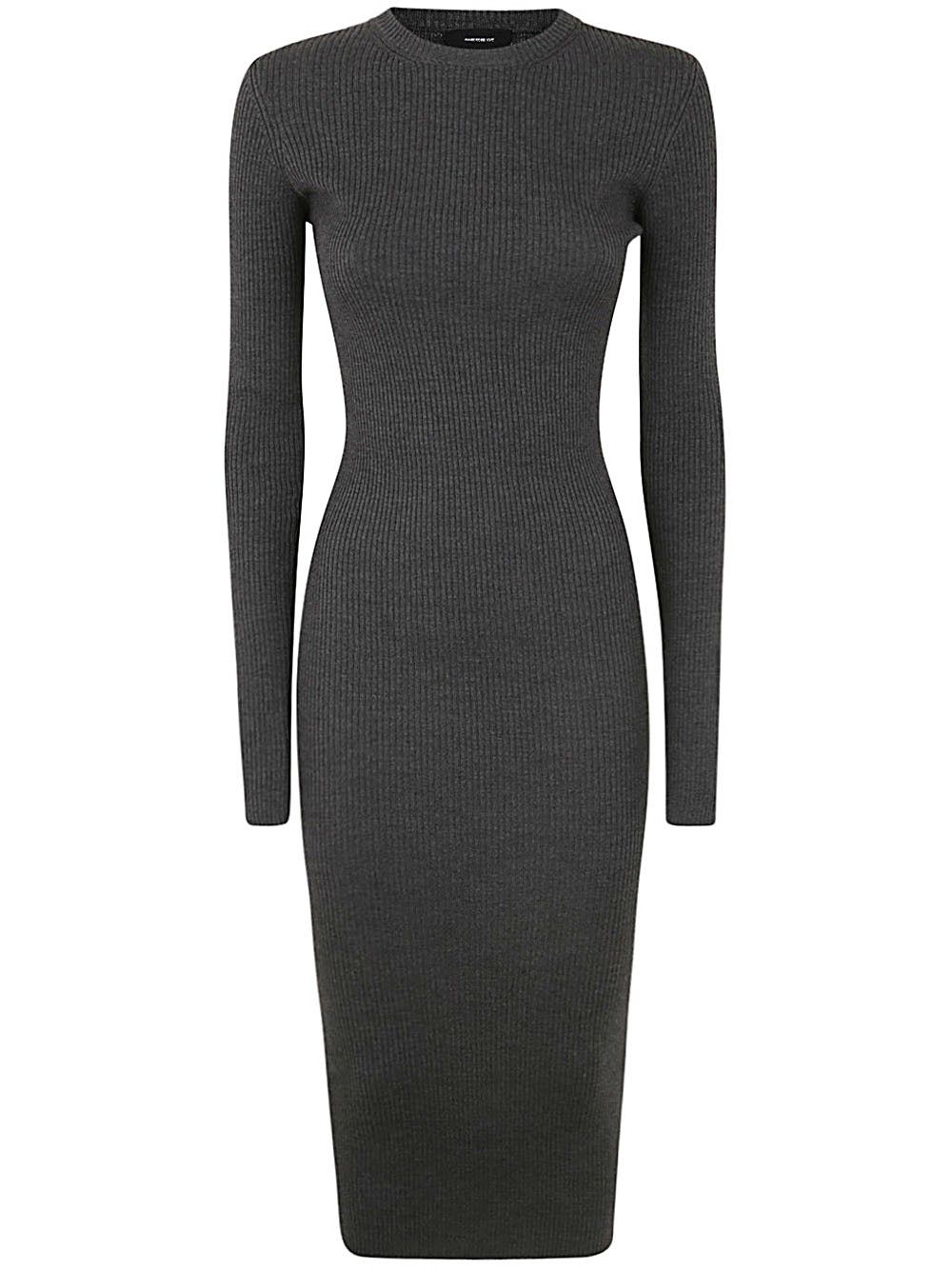 WARDROBE.NYC RIBBED LONG SLEEVE DRESS Size M / US 6-8 / IT 42-44 - 1 Thumbnail