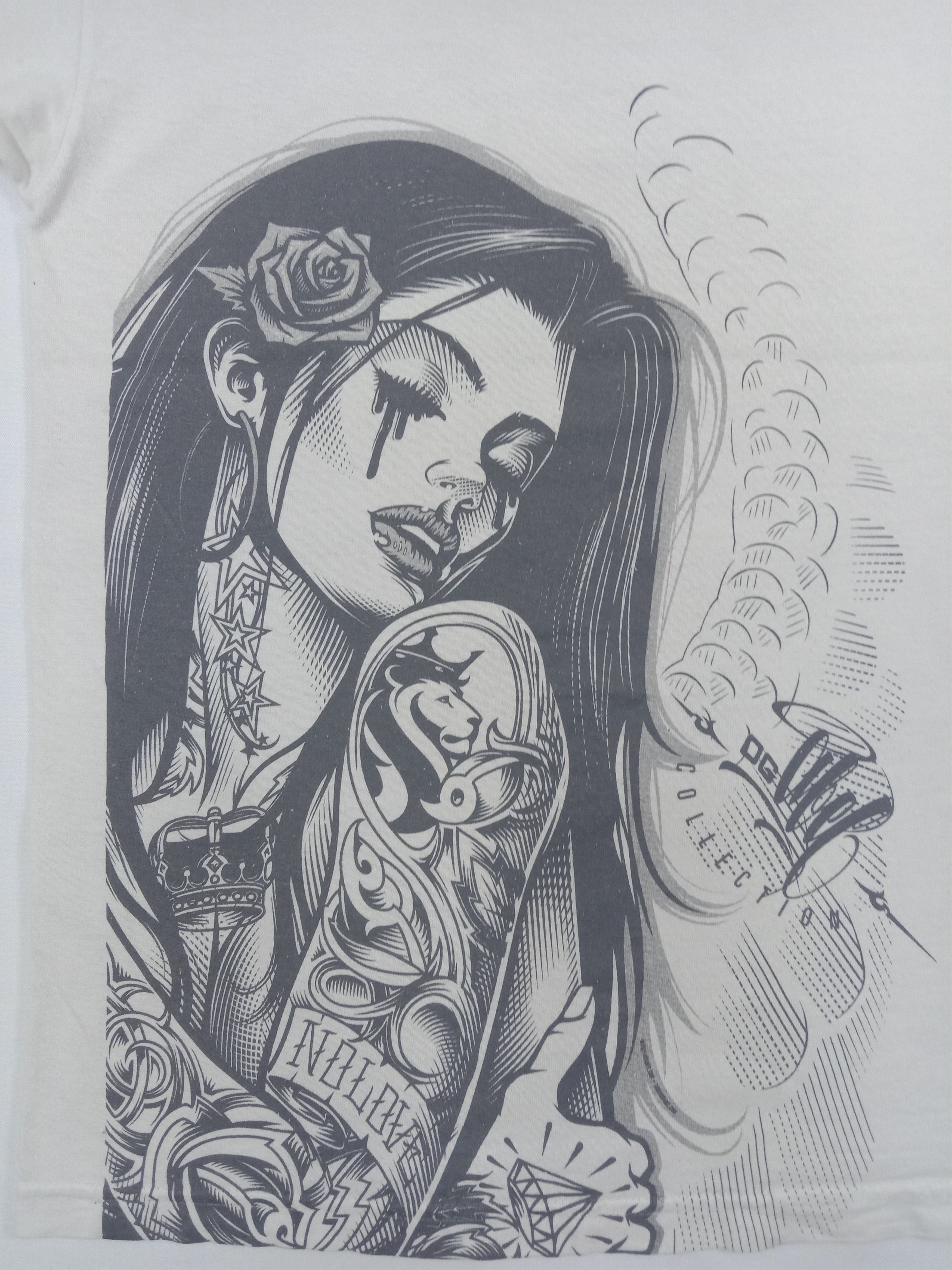 Fuck Art, Make Tees Vintage Ogabel Naked Women Tatoo Printed T Shirt Size US L / EU 52-54 / 3 - 6 Thumbnail